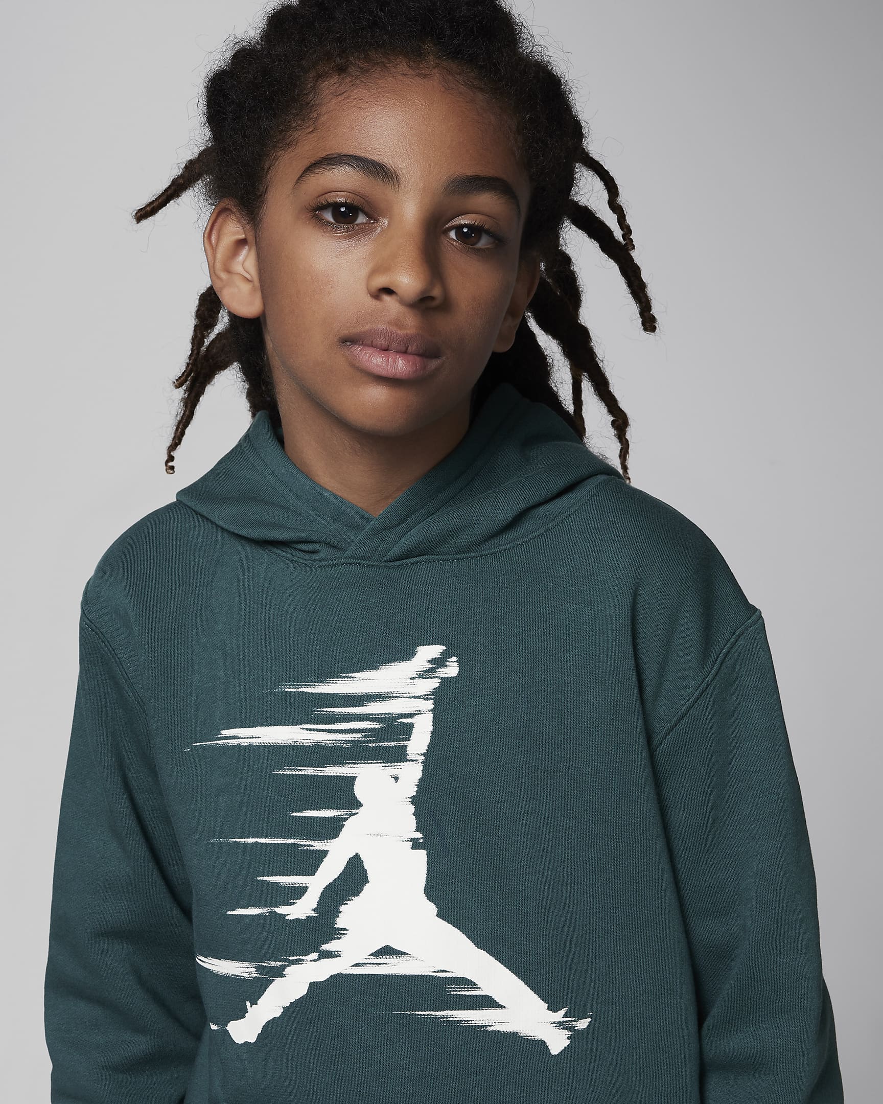 Jordan MJ Flight MVP Sudadera con capucha de tejido Fleece - Niño/a - Oxidized Green