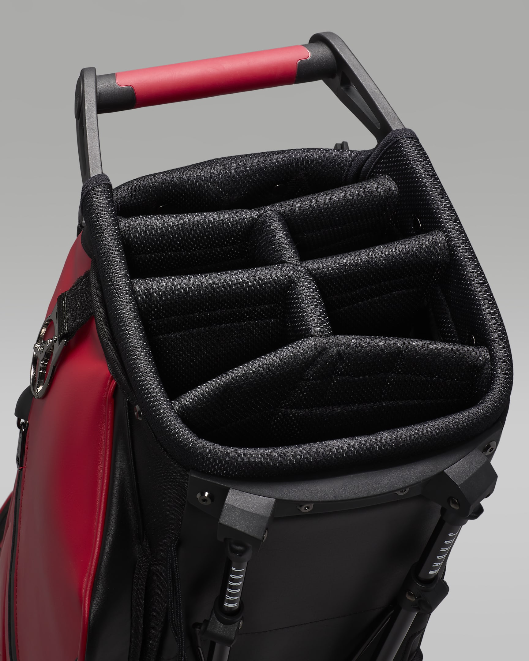 Jordan Fade Away Luxe 6-Way Golf Bag - Red/Black/Black