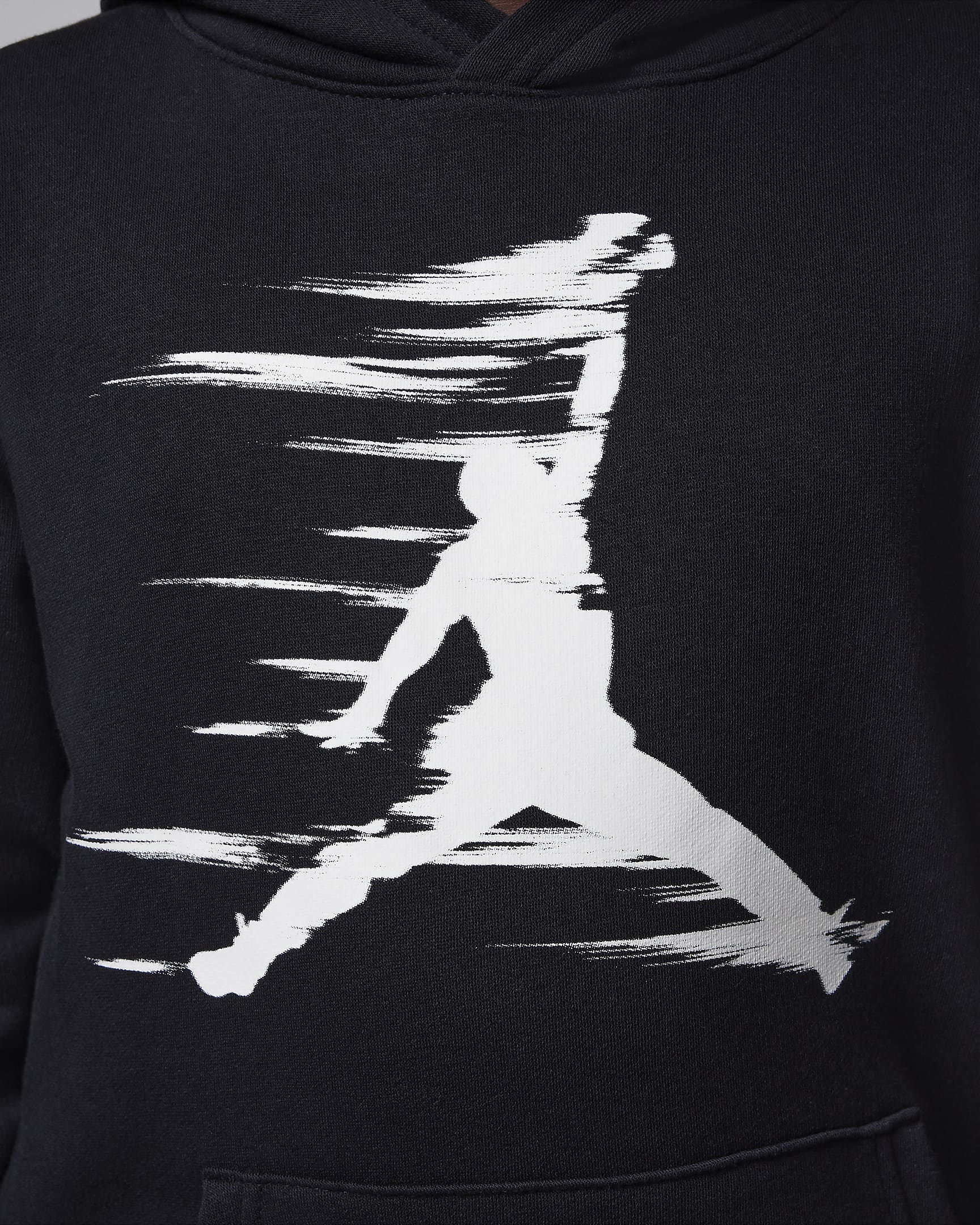 Felpa pullover in fleece con cappuccio Jordan MJ Flight MVP – Ragazzo/a - Nero