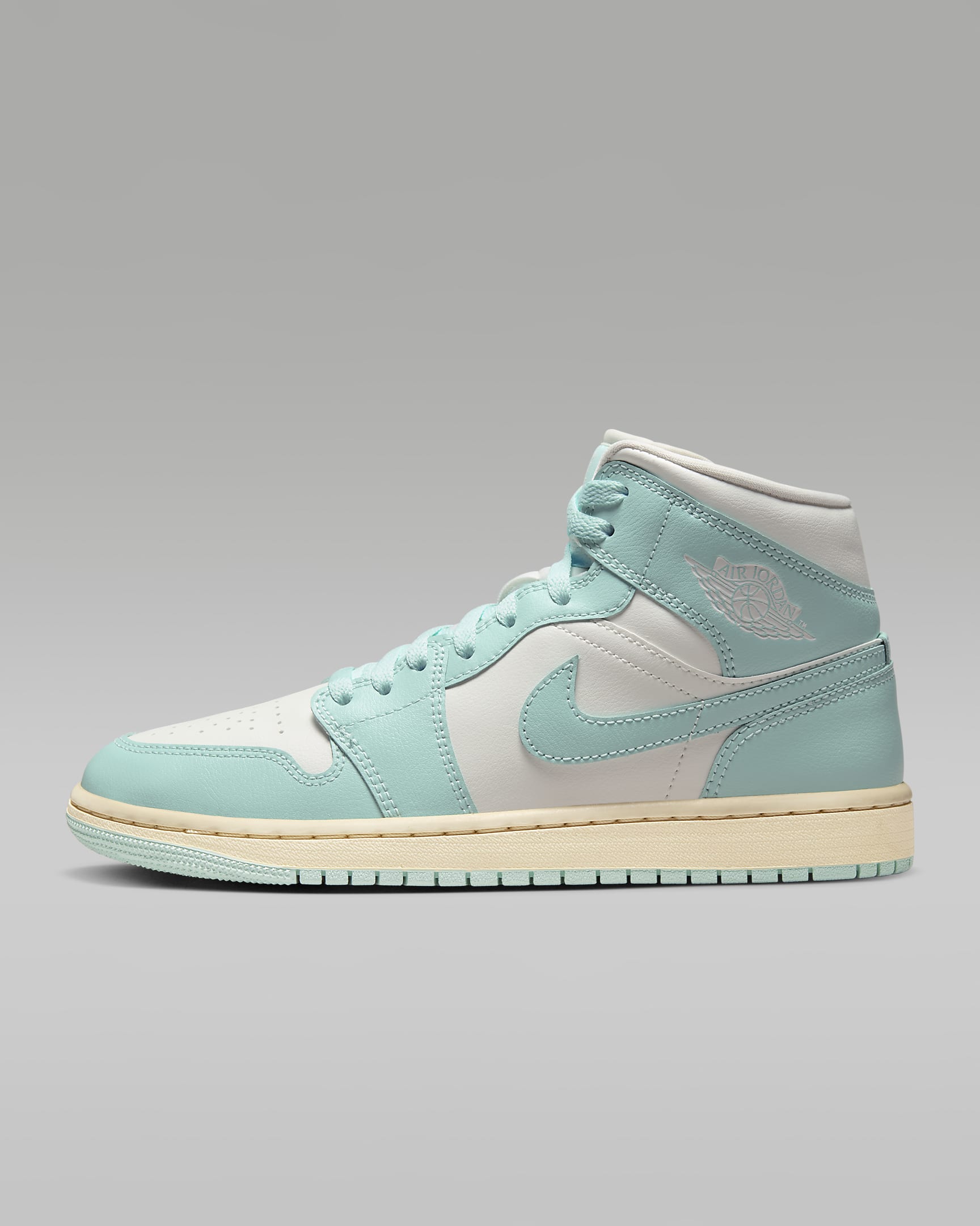 Sapatilhas Air Jordan 1 Mid para mulher - Sail/Muslin/Light Dew