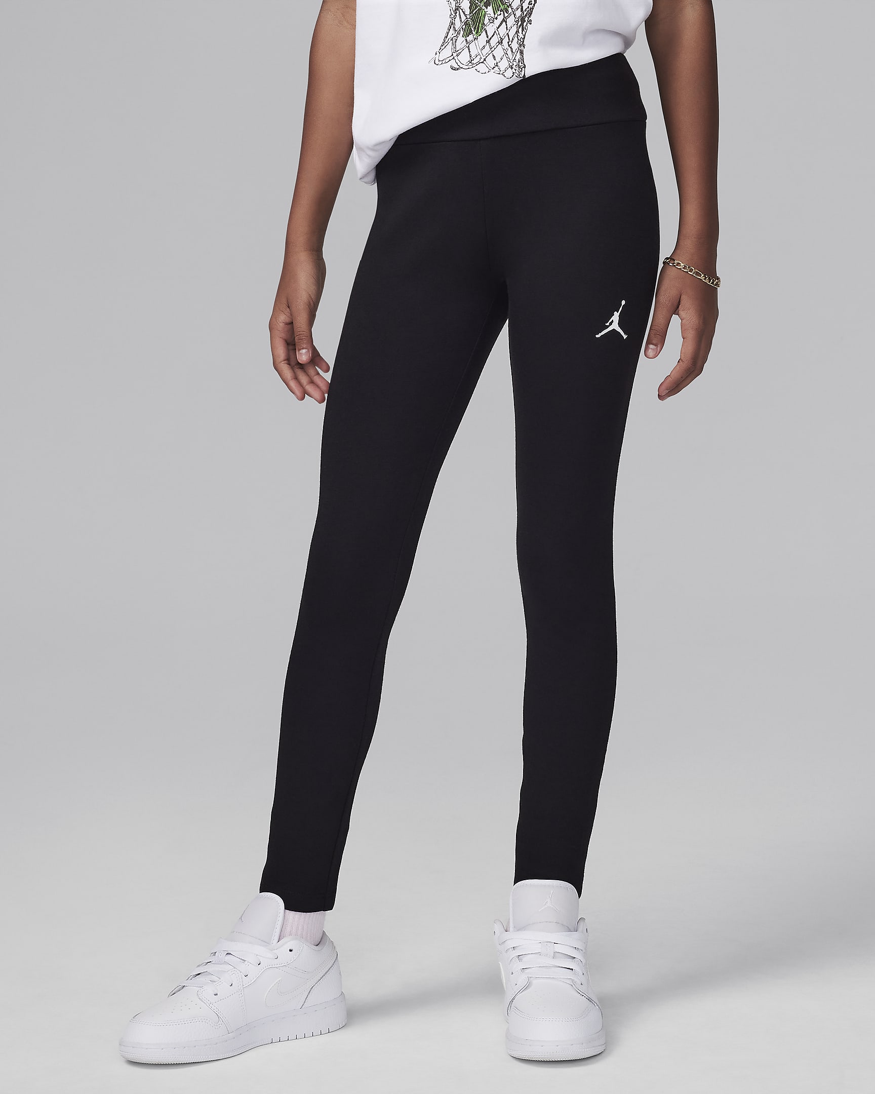 Jordan Dri-FIT Essentials leggings nagyobb gyerekeknek - Fekete