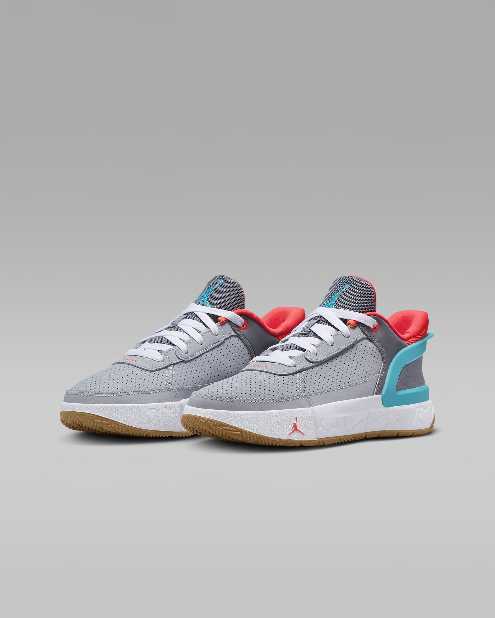 Jordan DAY1 EO Schuh (ältere Kinder) - Cool Grey/Wolf Grey/Gum Light Brown/Dusty Cactus