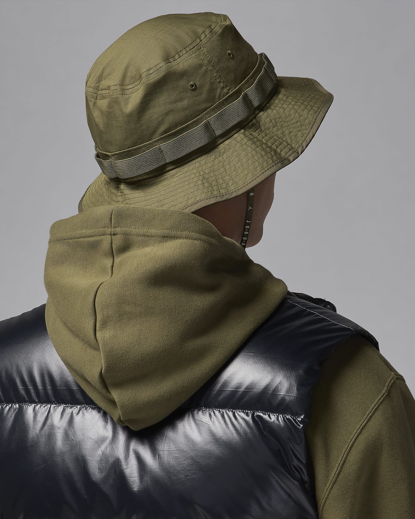 Jordan Apex Bucket Hat - Medium Olive/Medium Olive/Sail