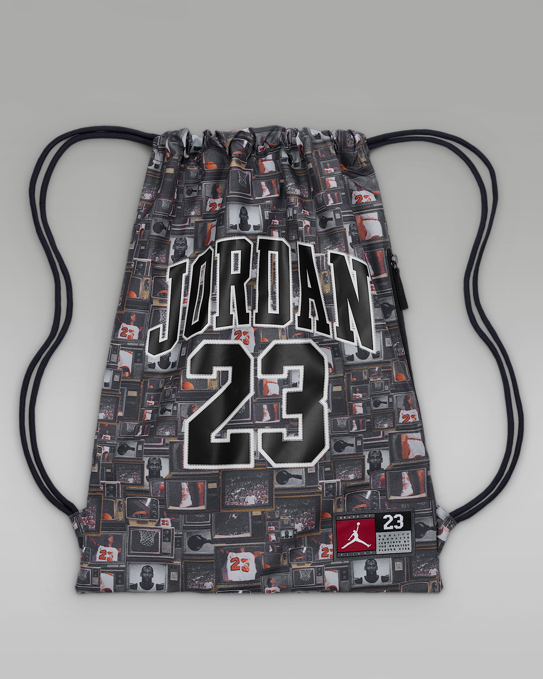 Jordan Big Kids' Jersey Gym Sack (8.25L) - Black