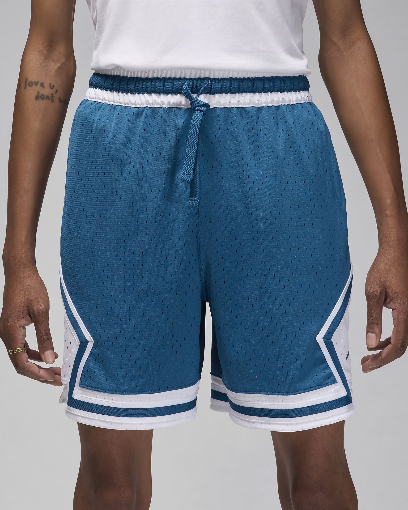 Shorts Diamond Jordan Dri-FIT Sport - Azul industrial/Blanco/Blanco/Azul industrial