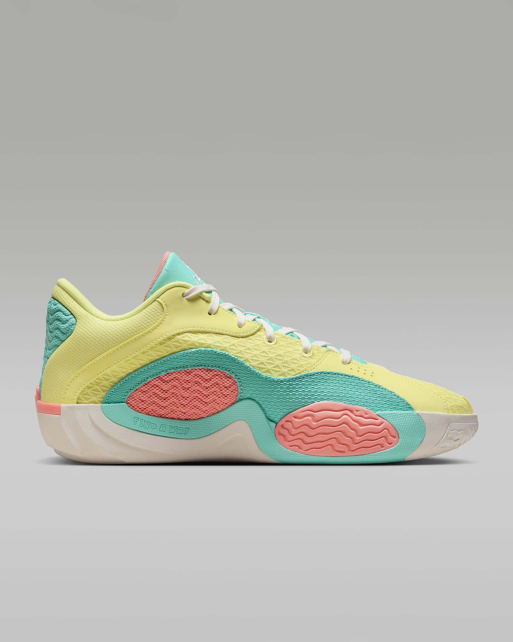 Tatum 2 PF "Lemonade" Basketball Shoes - Light Zitron/Aurora Green/Atomic Pink/Sail