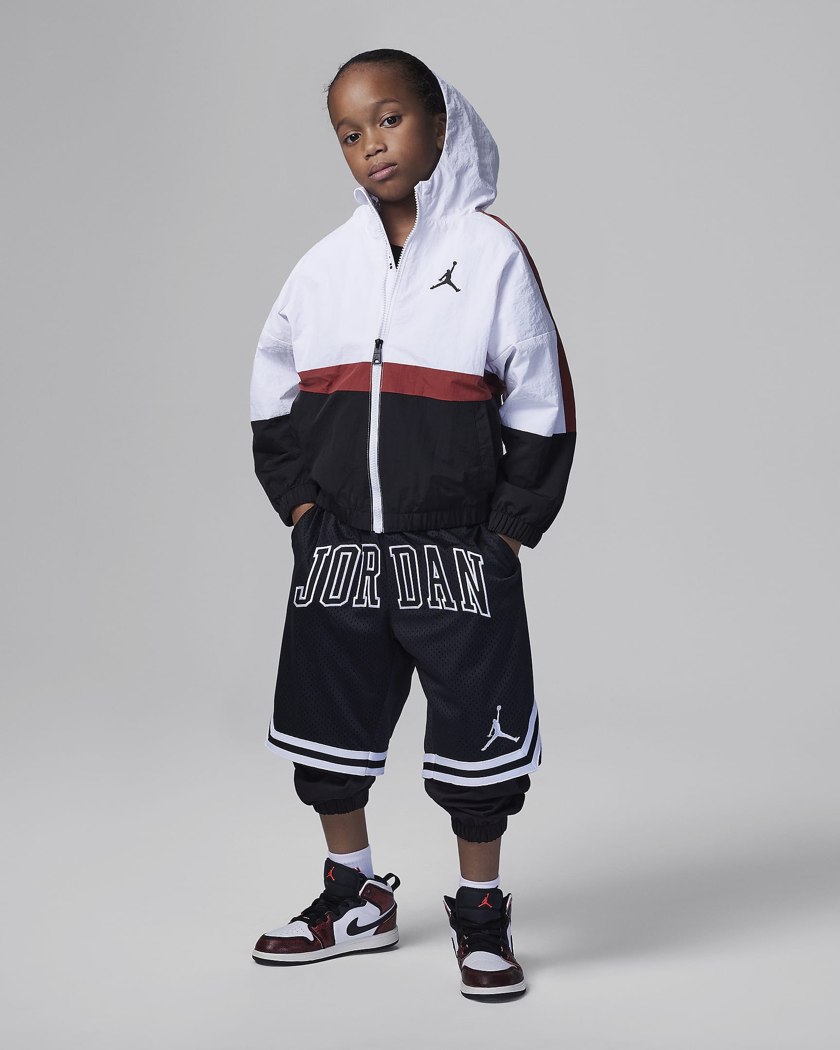 Jordan Little Kids' Jacket - White