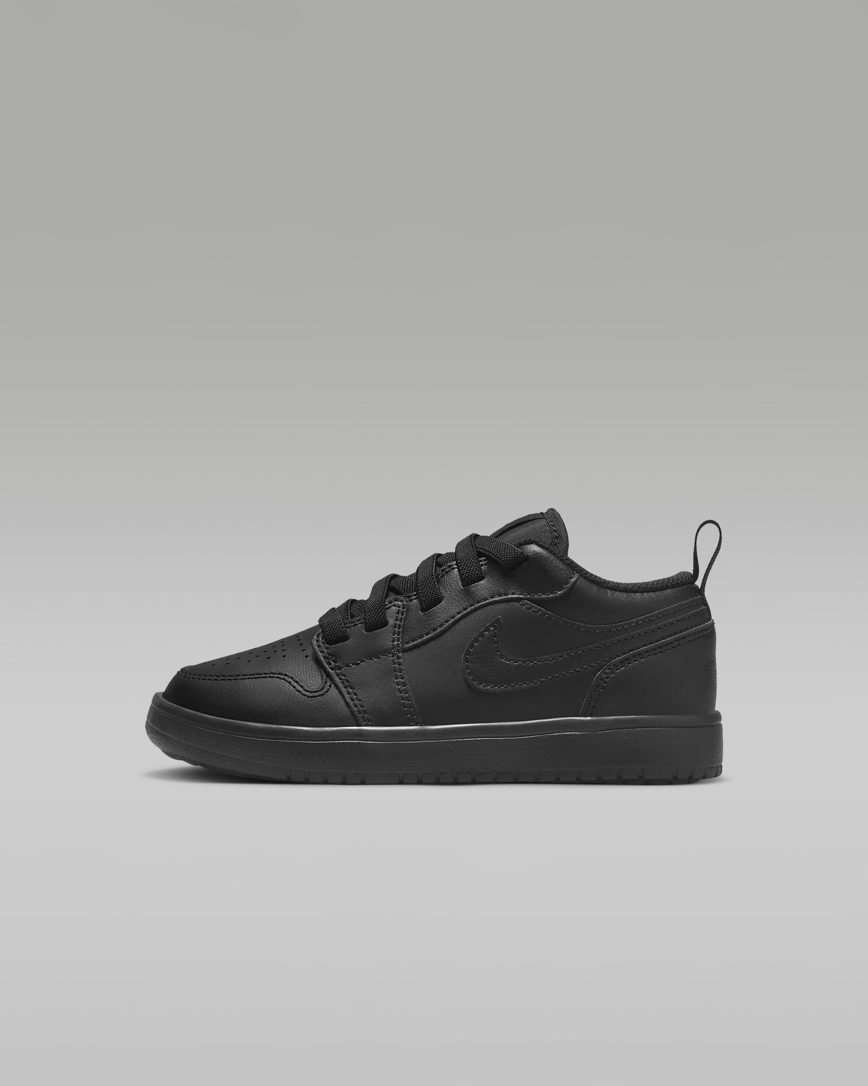 Jordan 1 Low Alt Younger Kids' Shoes - Black/Black/Black