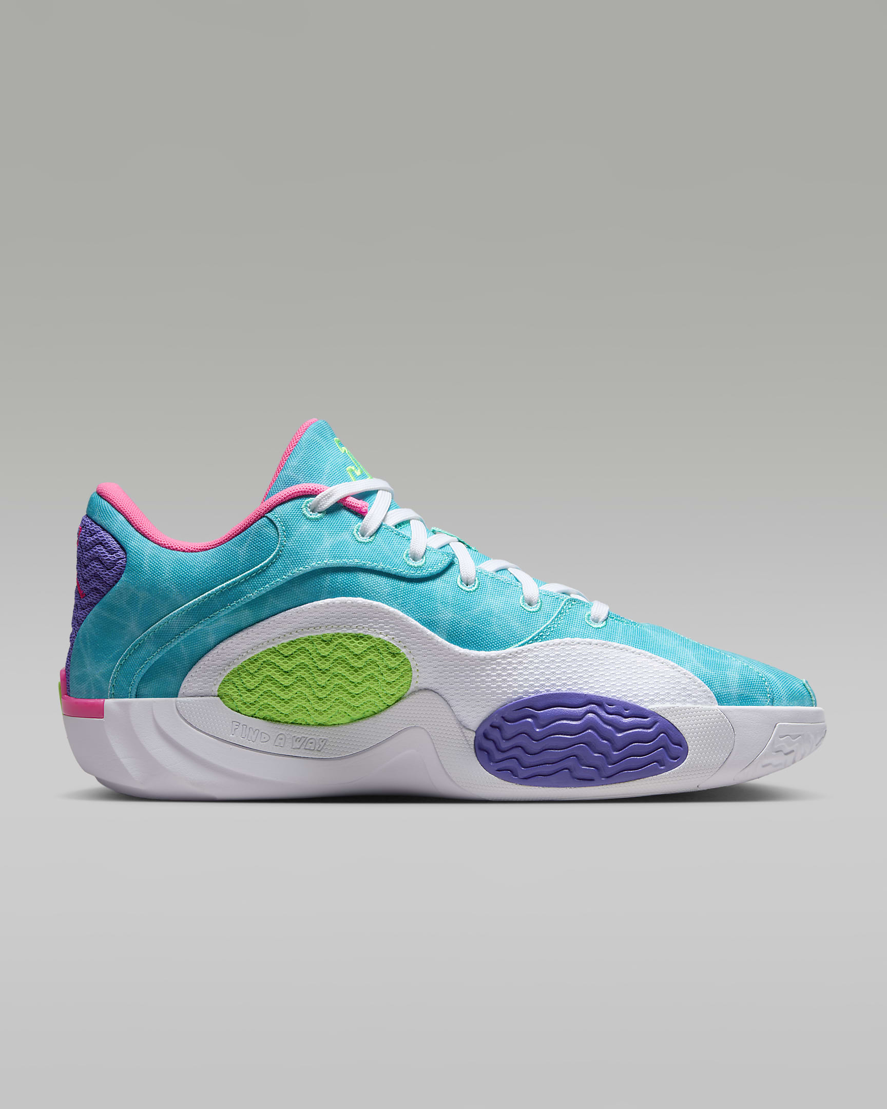 Tatum 2 PF Basketball Shoes - Hyper Jade/White/Hyper Pink/Green Strike