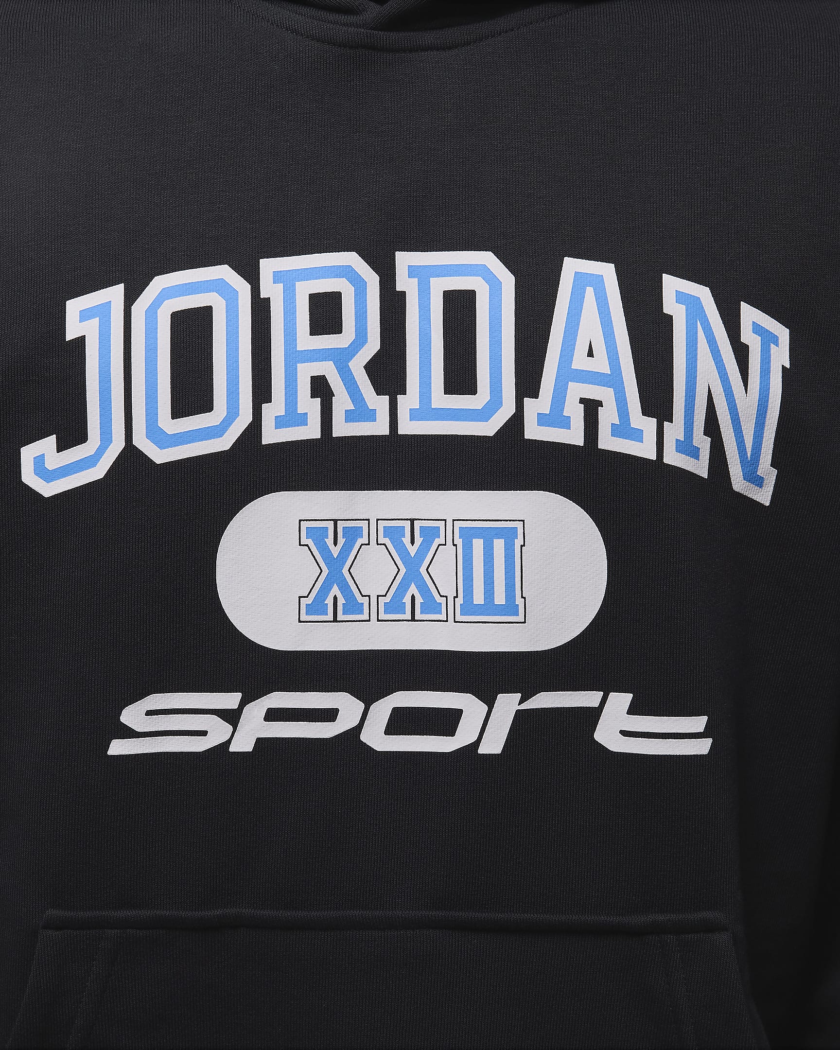 Jordan Sport Crossover Men's Dri-FIT Pullover Hoodie - Black/Legend Blue