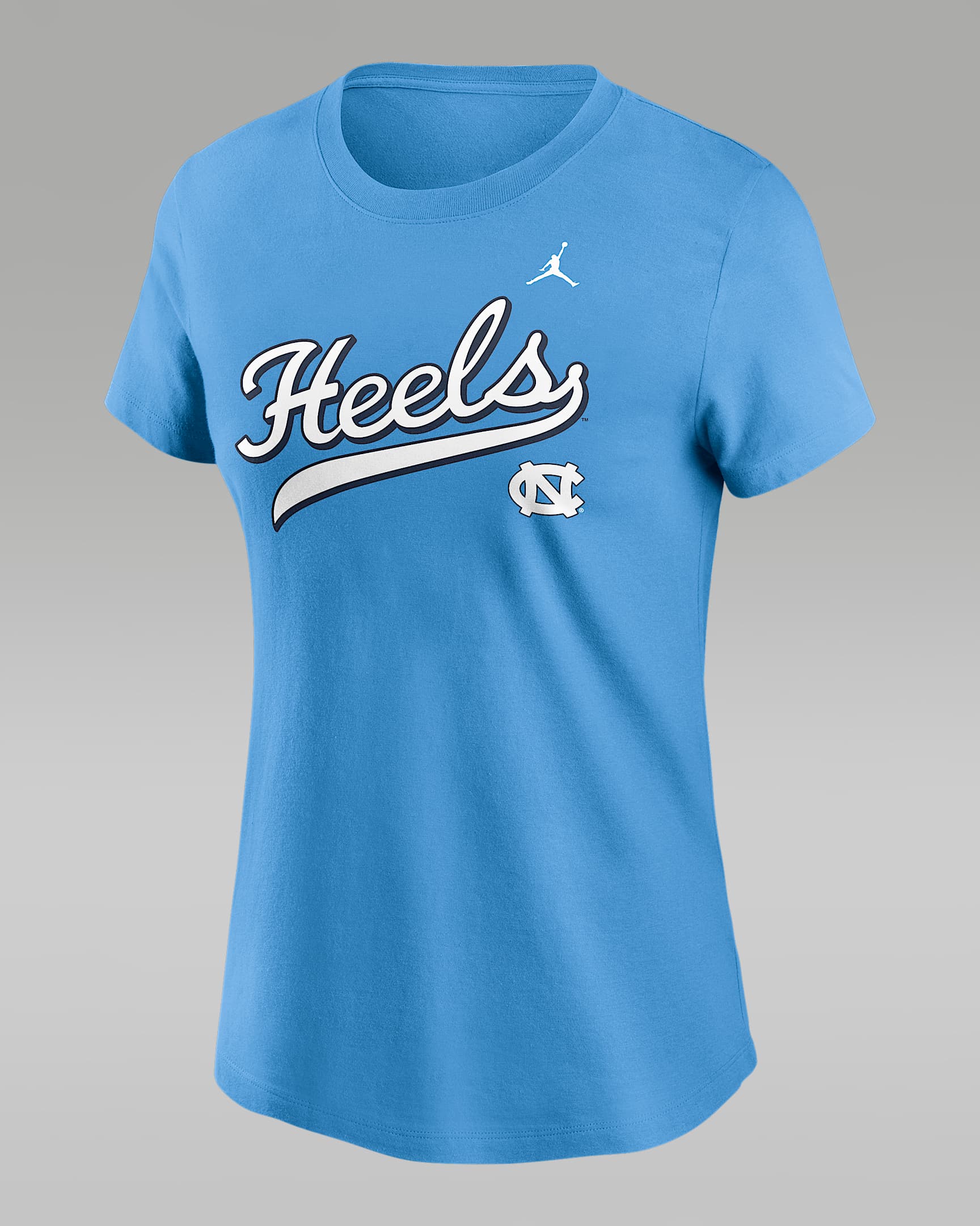 North Carolina Athletic Prep Arch Local Script Women's Nike College T-Shirt - Blue