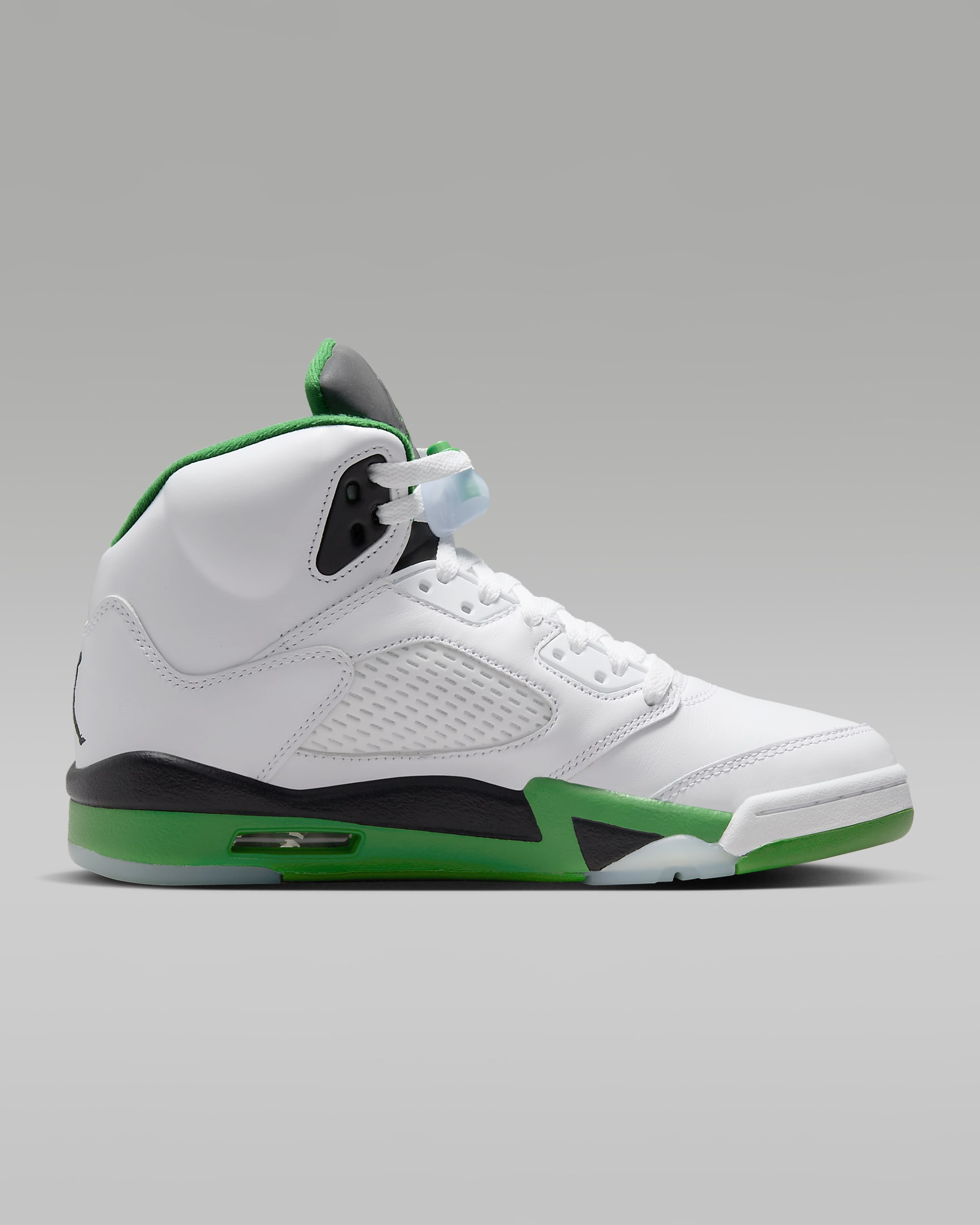 รองเท้าผู้หญิง Air Jordan 5 Retro "Lucky Green" - ขาว/ดำ/Ice Blue/Lucky Green