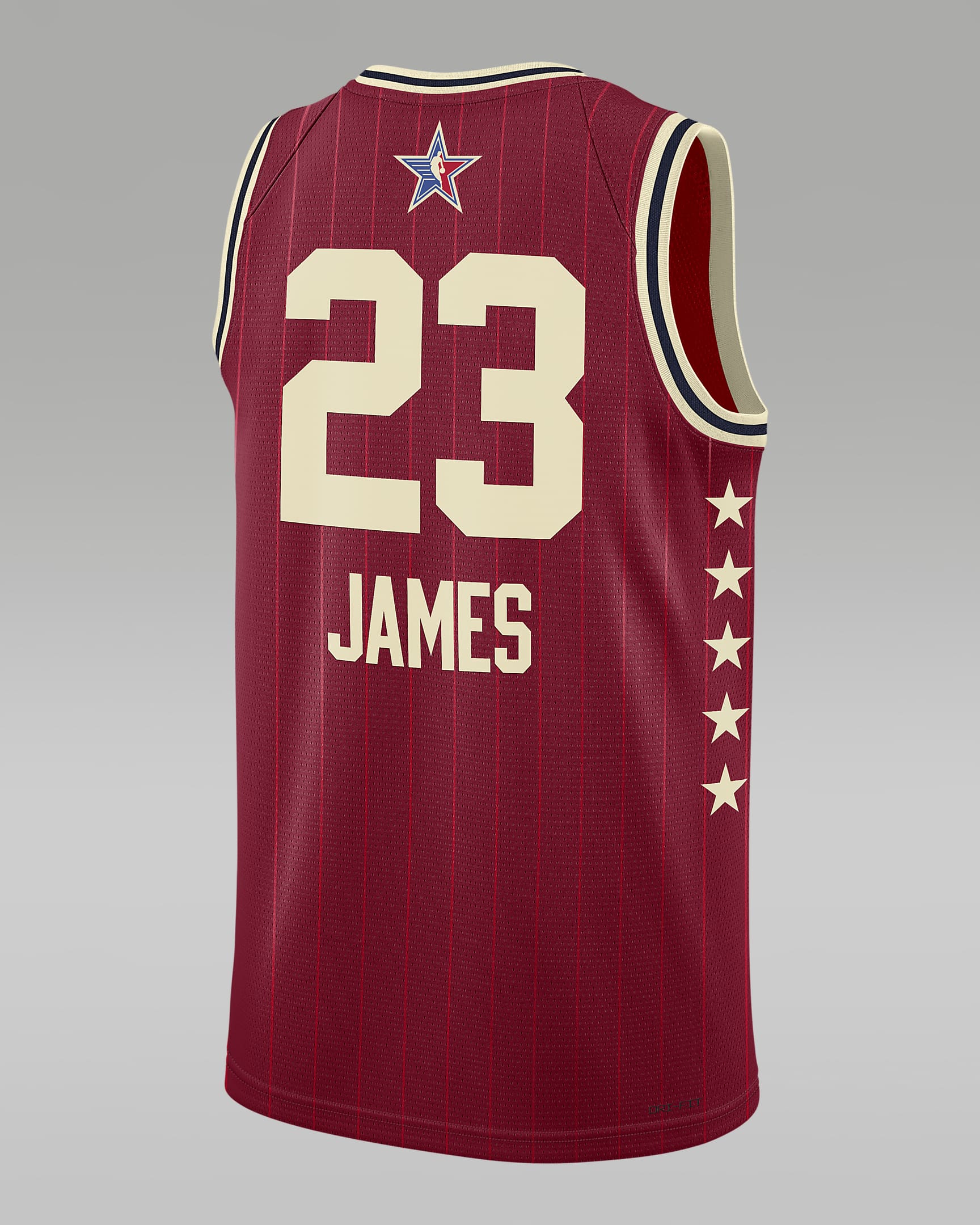 Jersey Jordan DriFIT Swingman de la NBA LeBron James 2024 NBA AllStar