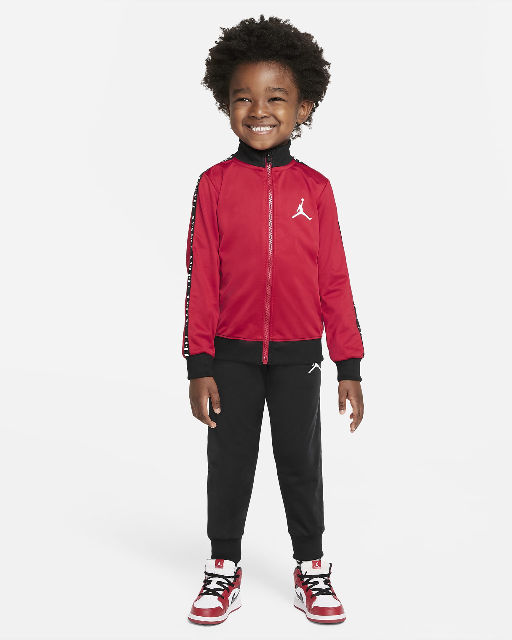 Jordan Toddler Tracksuit - Black/Gym Red