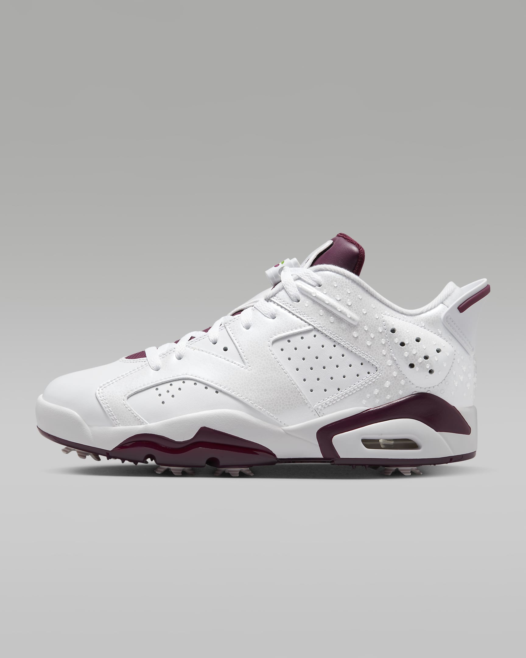 Jordan Retro 6 G NRG Men's Golf Shoes - White/Bordeaux/White