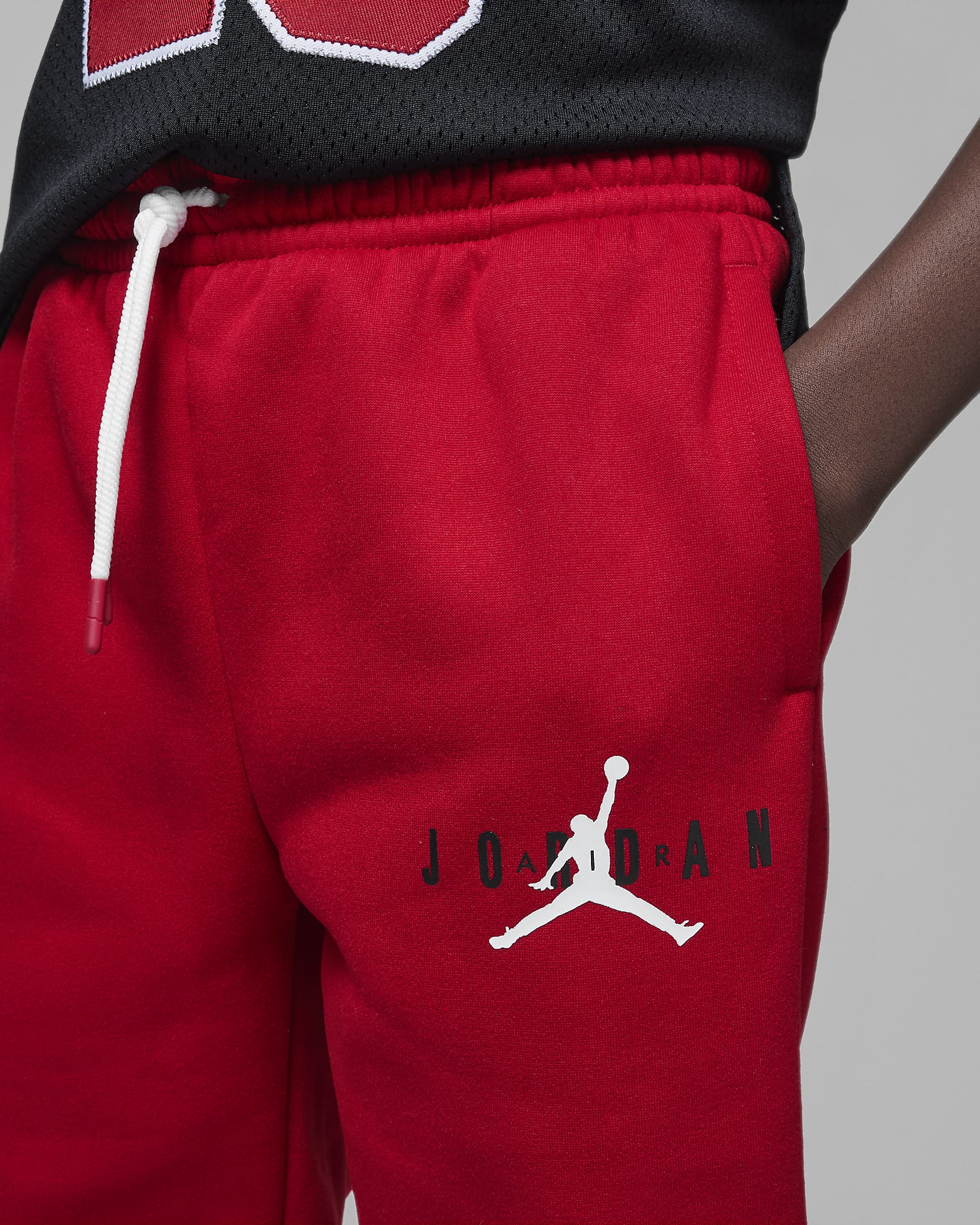 Pantalon en tissu Fleece Jordan pour ado - Gym Red