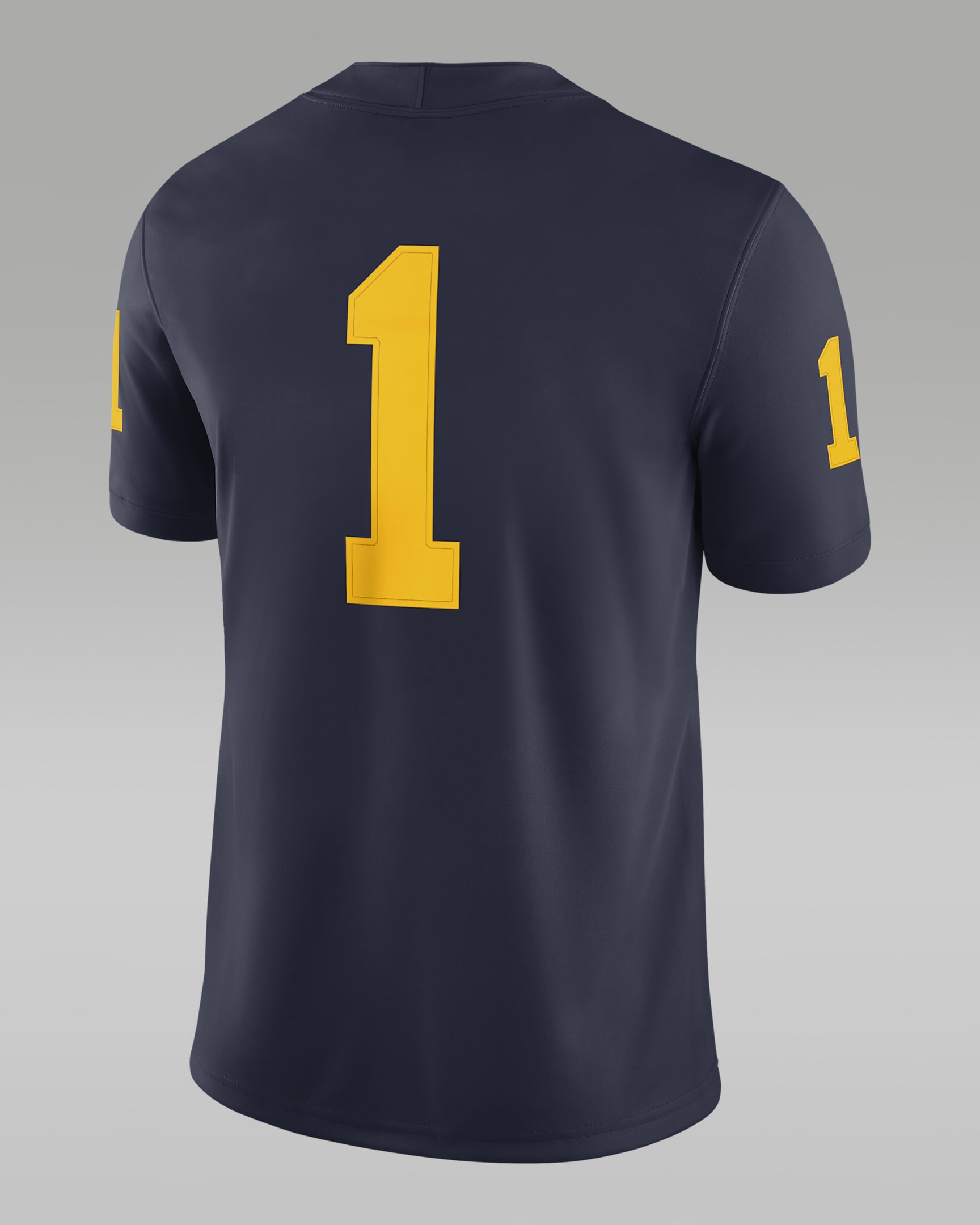 Jersey universitario Jordan Dri-FIT Game para hombre Michigan Wolverines - Azul marino universitario