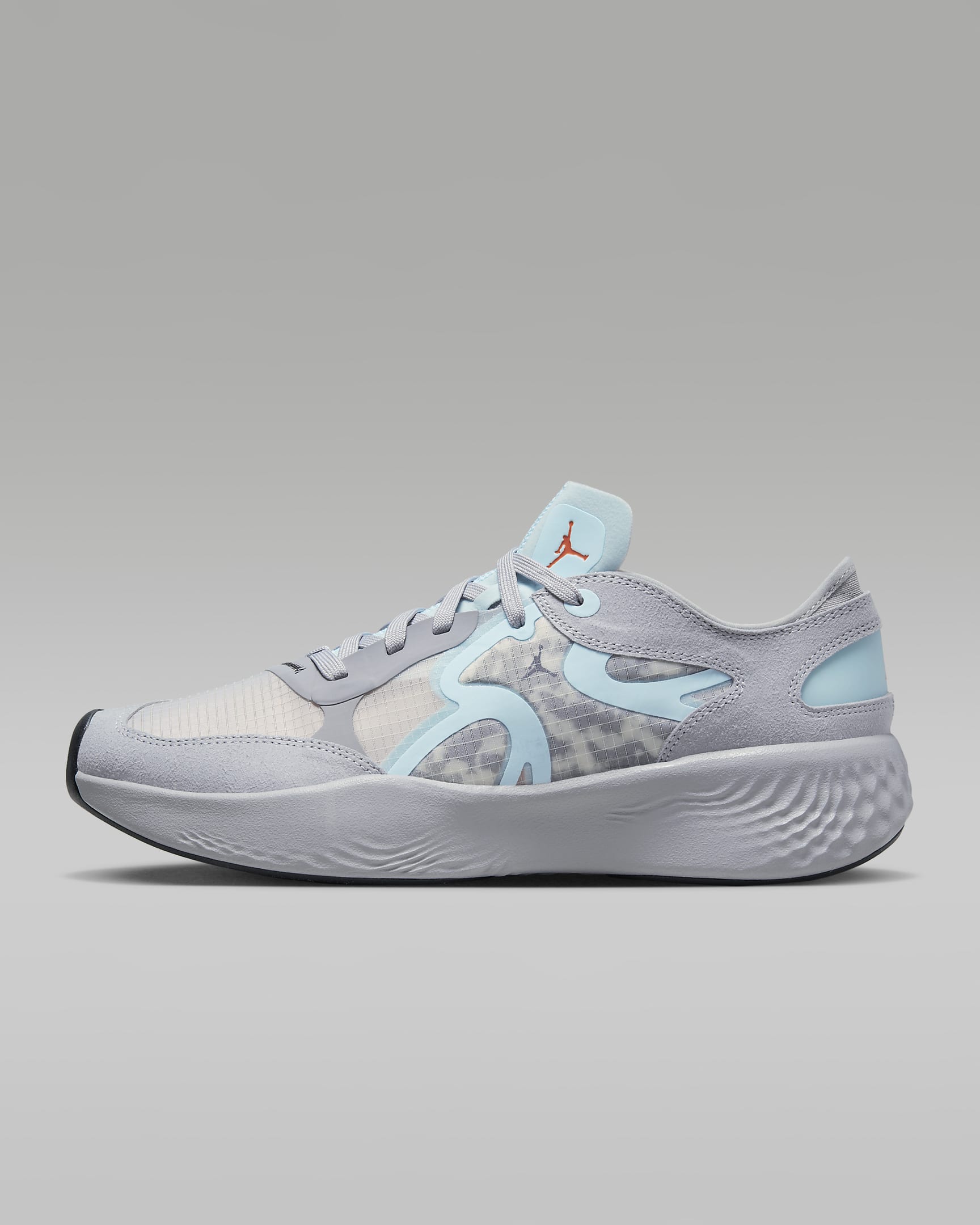 Jordan Delta 3 Low Men's Shoes - Wolf Grey/Black/Glacier Blue/Safety Orange