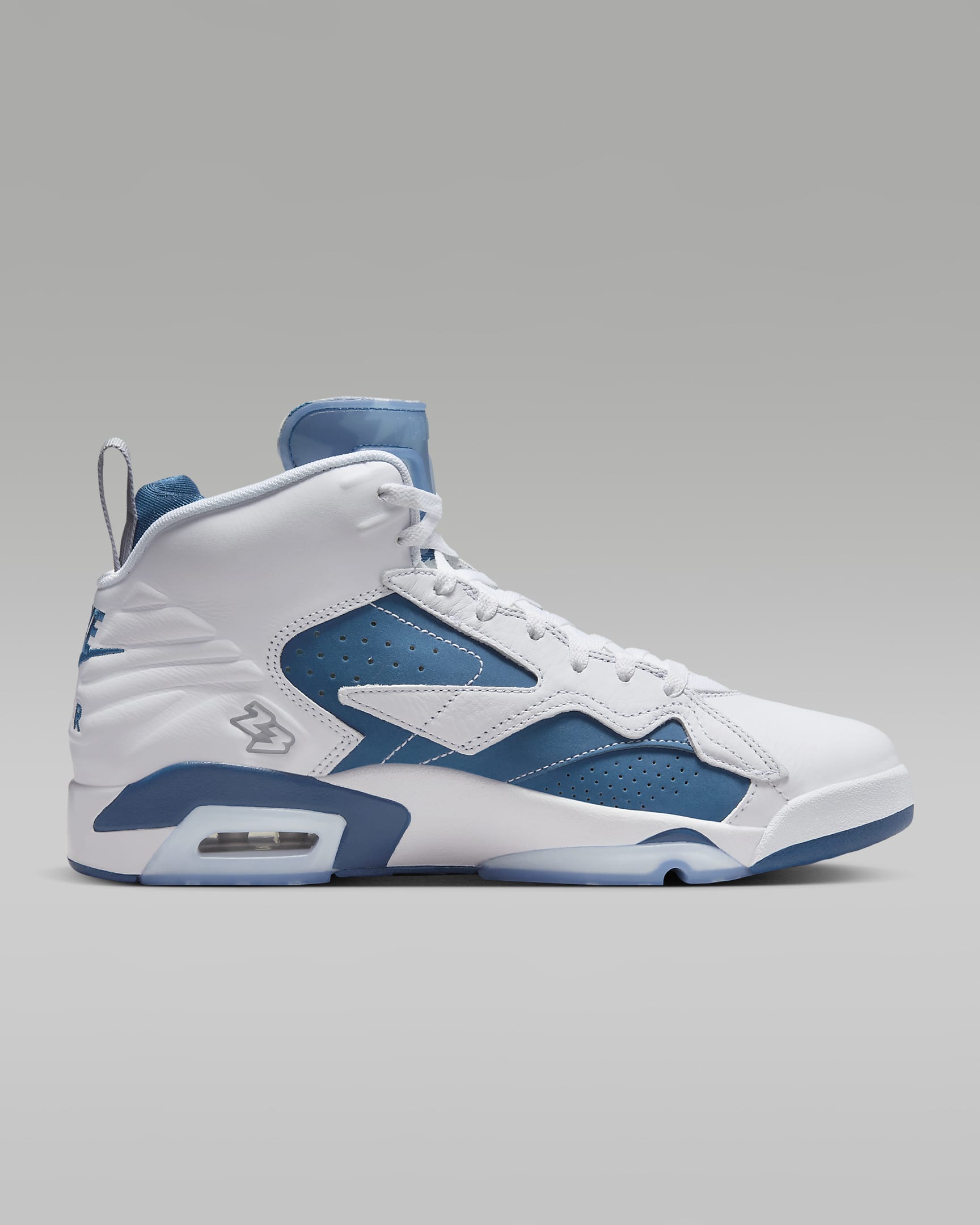 Jumpman MVP Men's Shoes - White/Neutral Grey/Industrial Blue