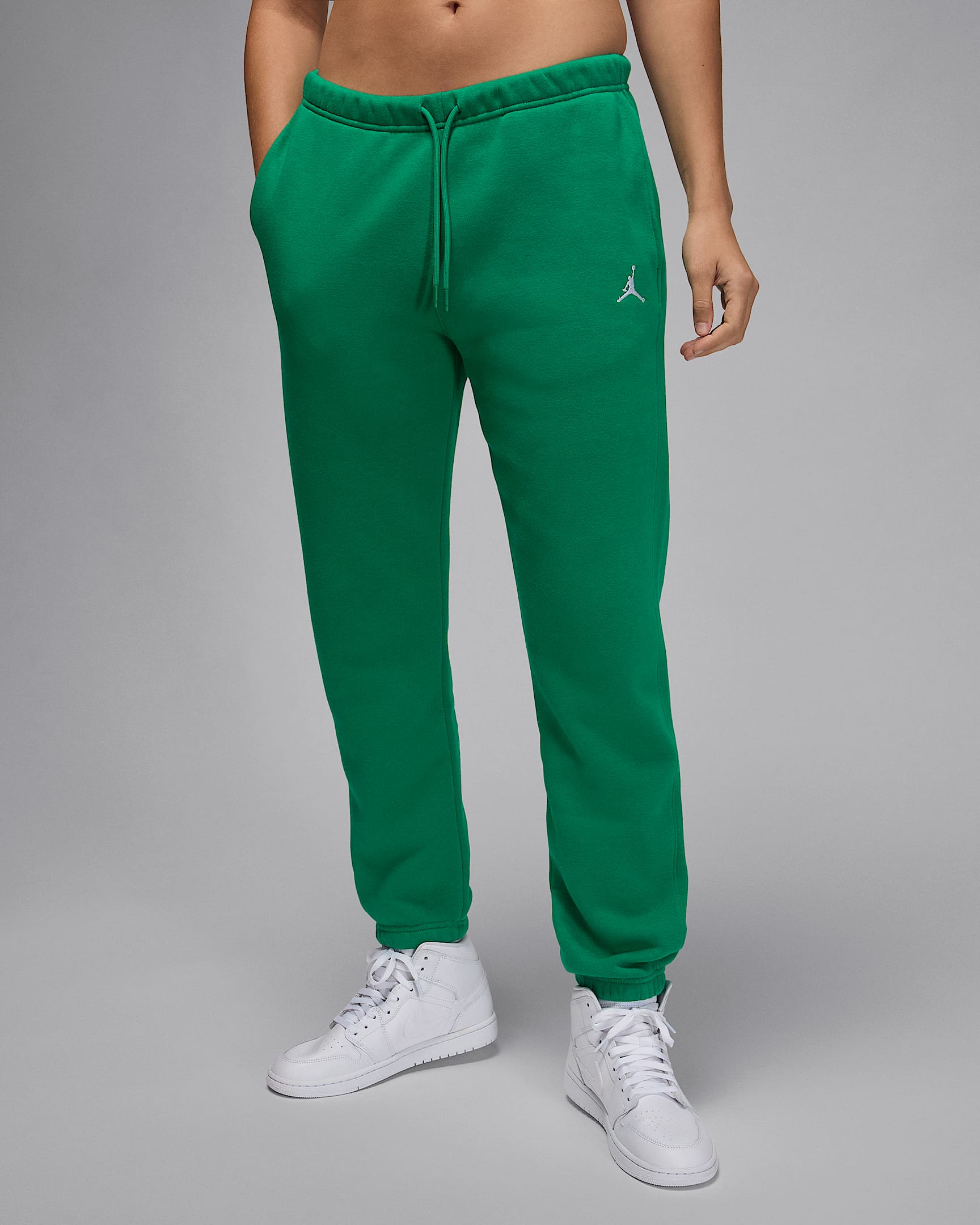 Jordan Brooklyn Fleece Women's Pants - Malachite/White
