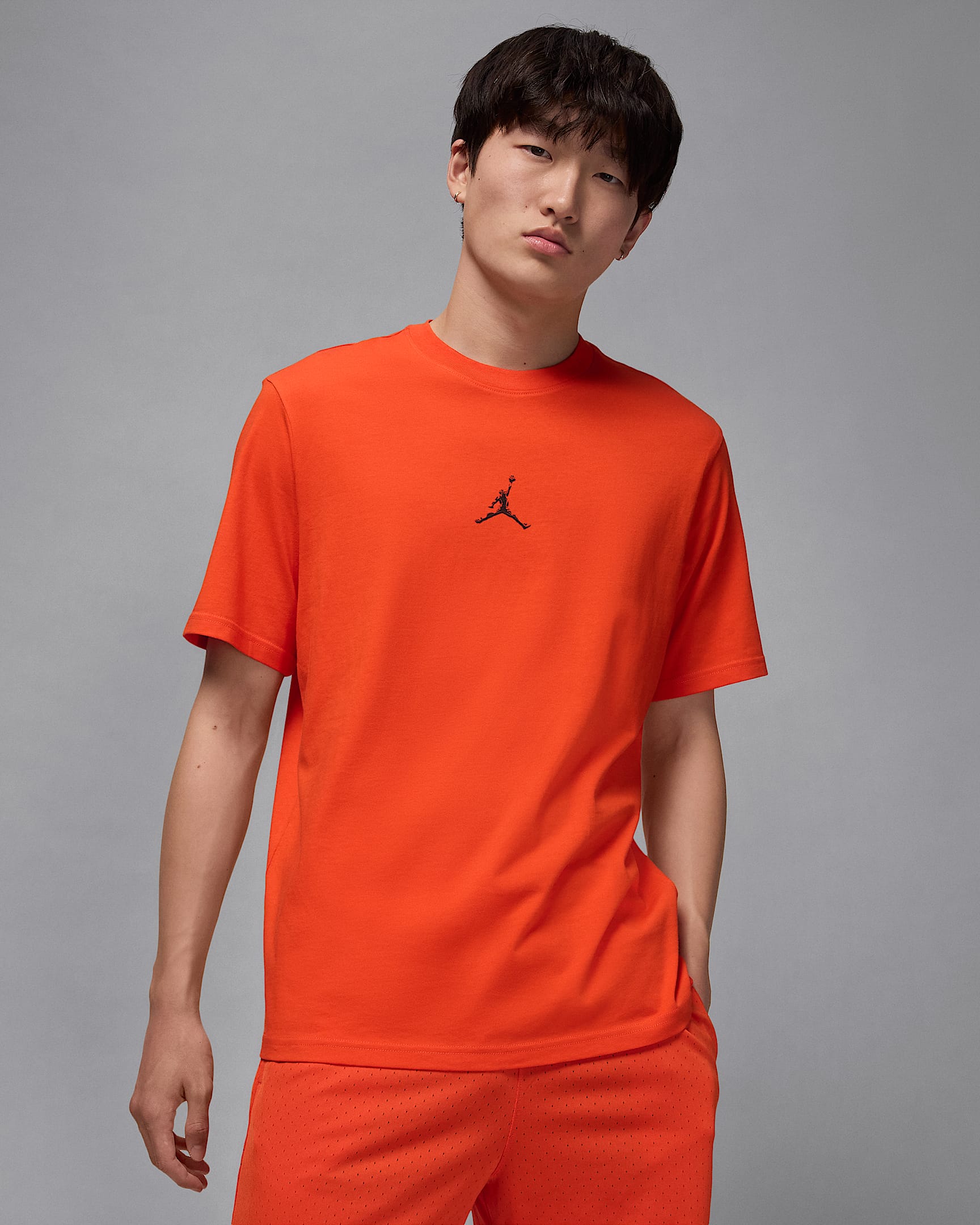 Pánské tričko Jordan Sport Dri-FIT - Team Orange/Černá