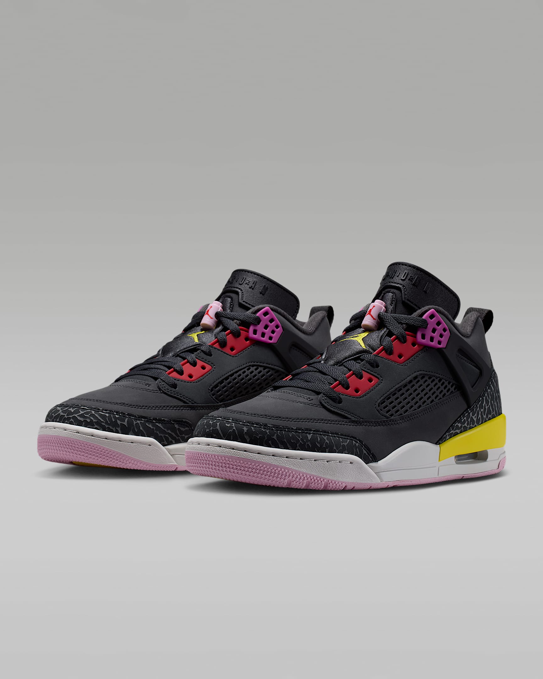 Jordan Spizike Low Men's Shoes - Anthracite/Black/Wolf Grey/University Red