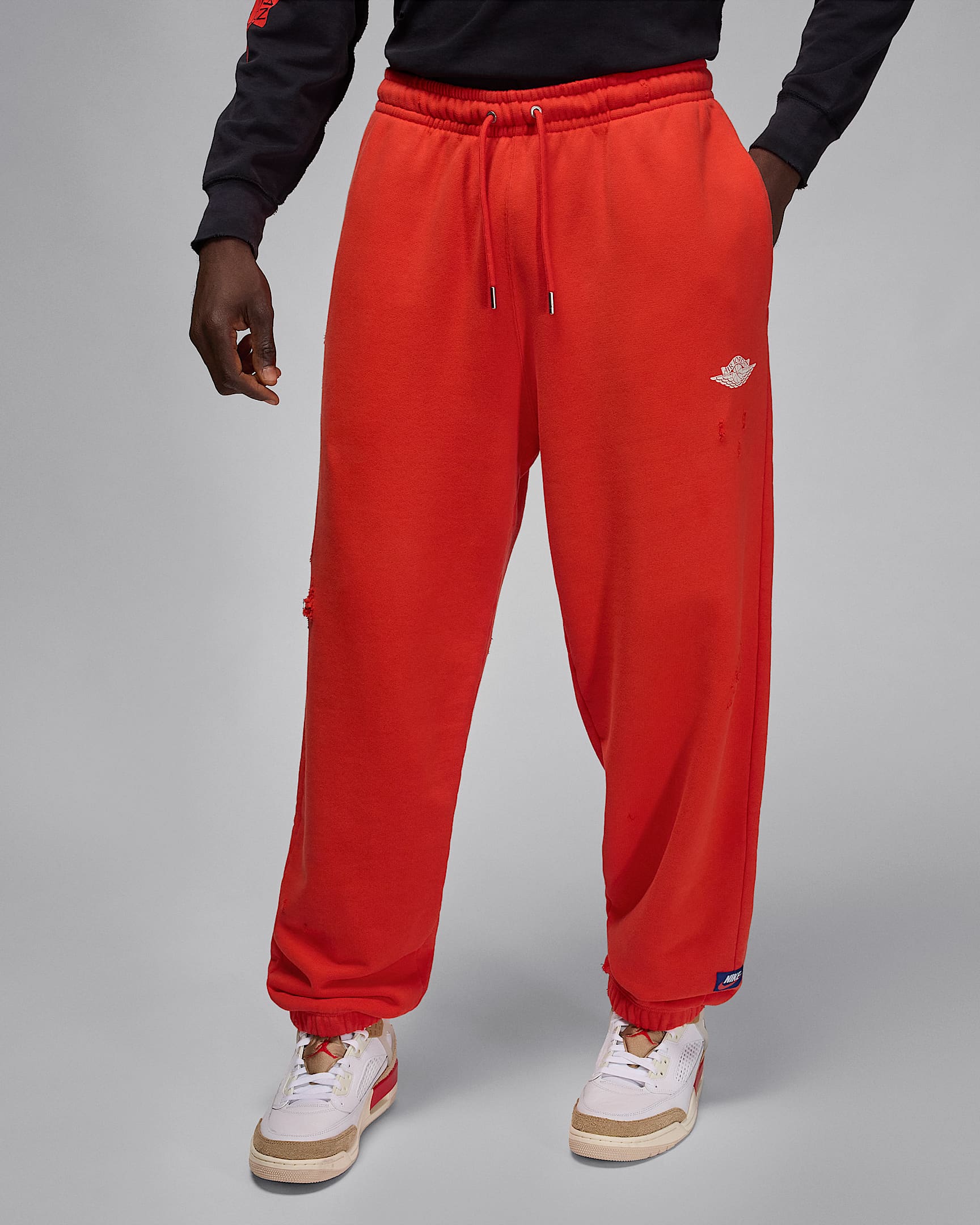 Jordan Rare Air Men's Fleece Trousers - Chile Red/Sail