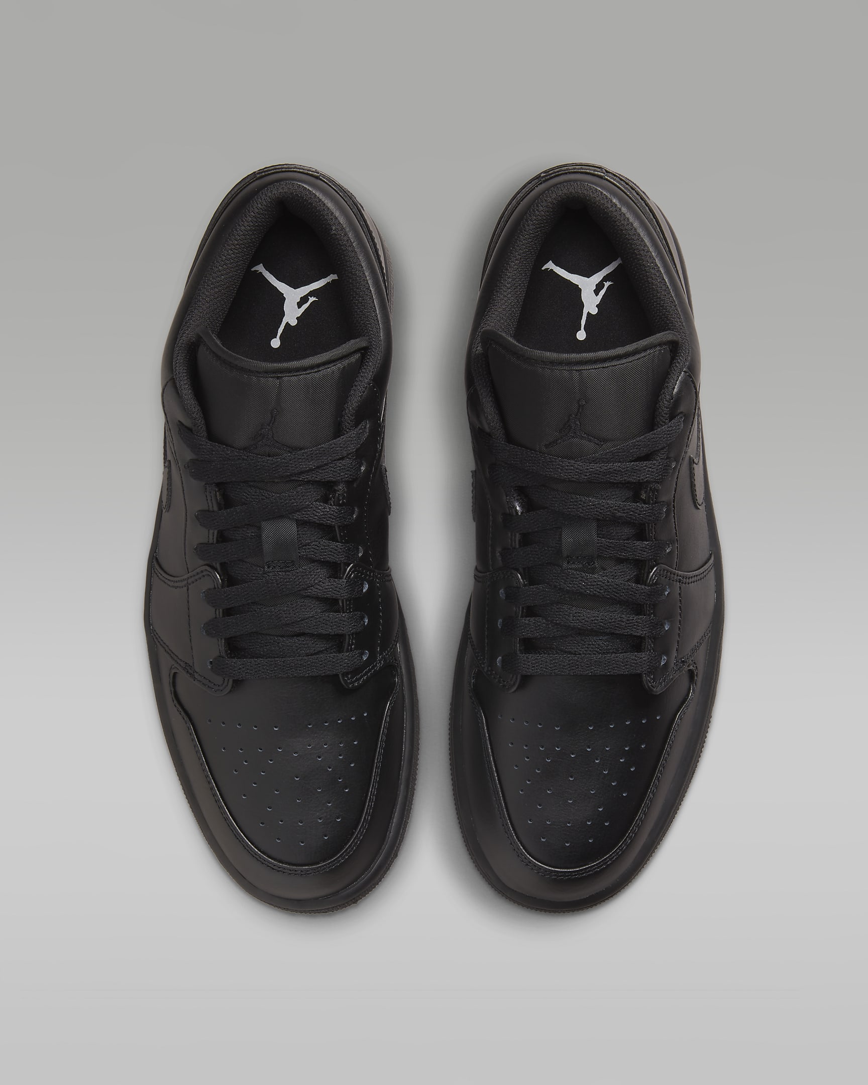 Air Jordan 1 Low Men's Shoes - Black/Black/Black