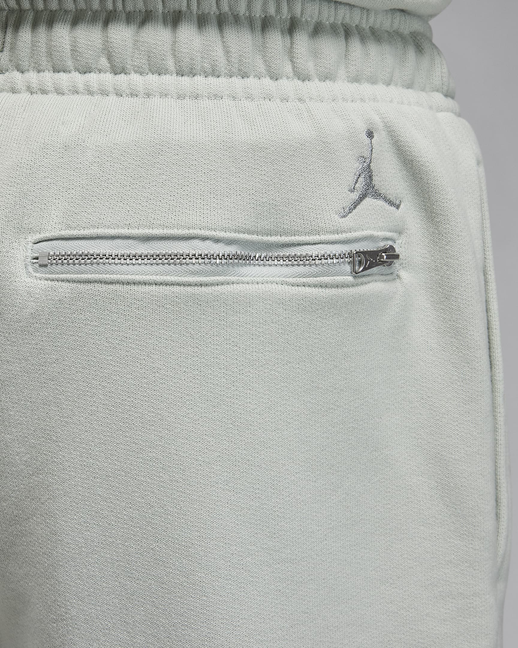 Jordan Wordmark Men's Fleece Pants - Light Silver