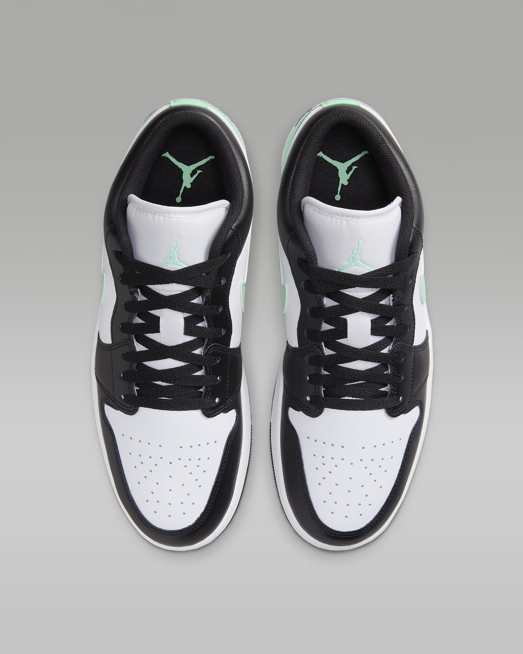 Scarpa Air Jordan 1 Low – Uomo - Bianco/Green Glow/Nero