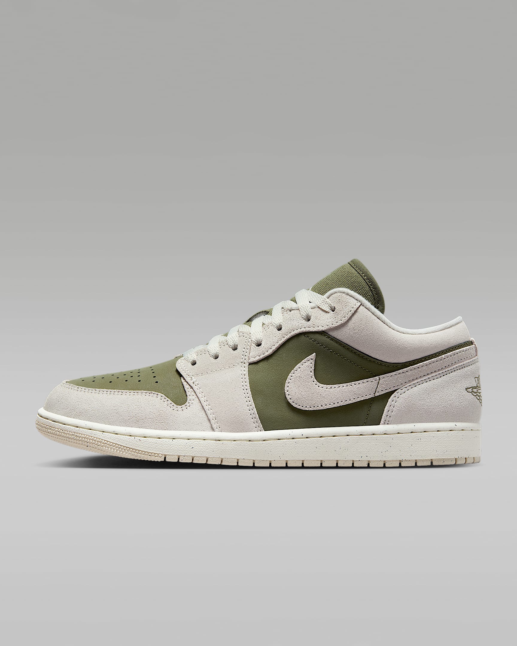 Air Jordan 1 LOW SE メンズシューズ - ミディアムオリーブ/セイル/ライトオールウッドブラウン