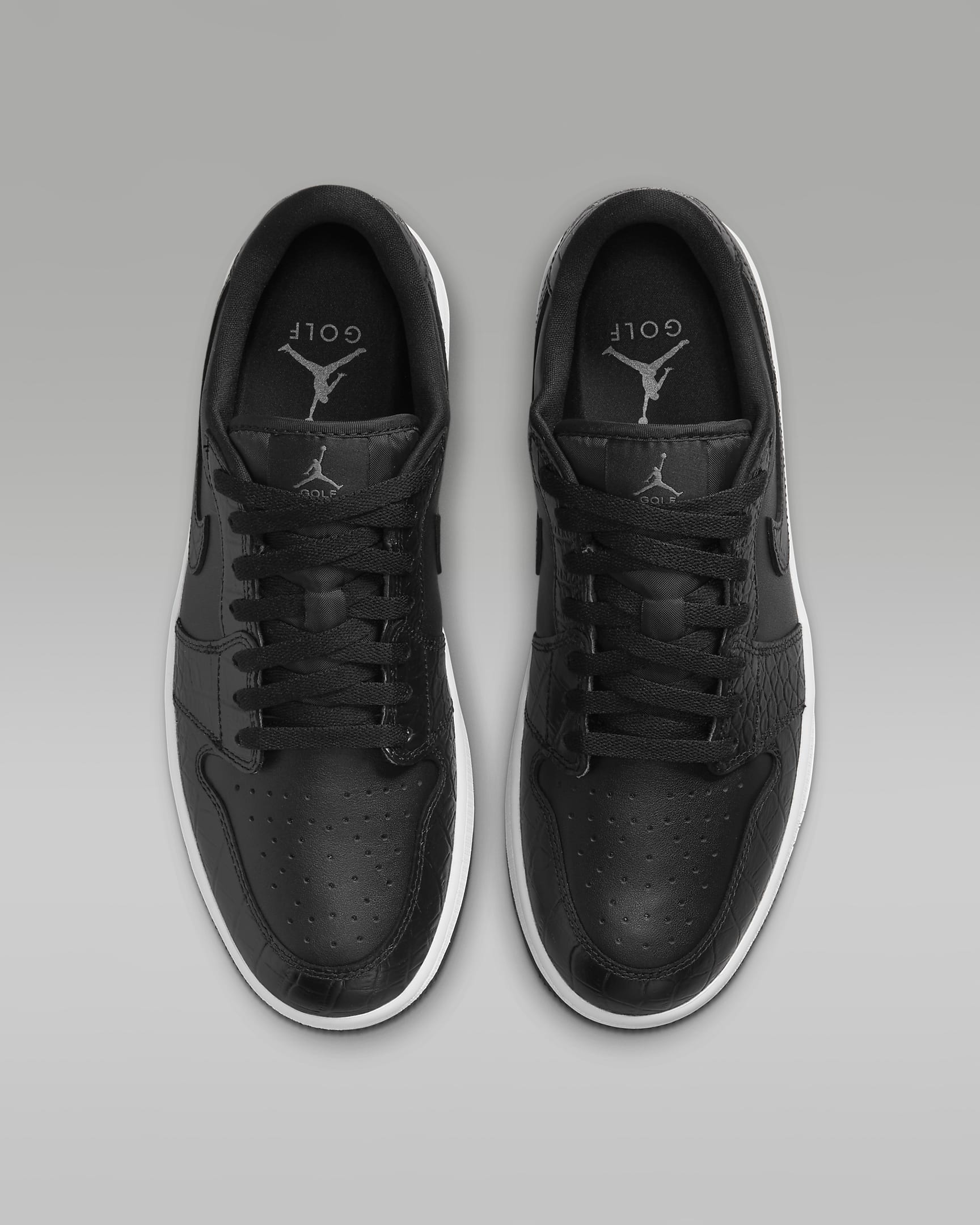 Tenis de golf Air Jordan 1 Low G - Negro/Gris hierro/Blanco/Negro