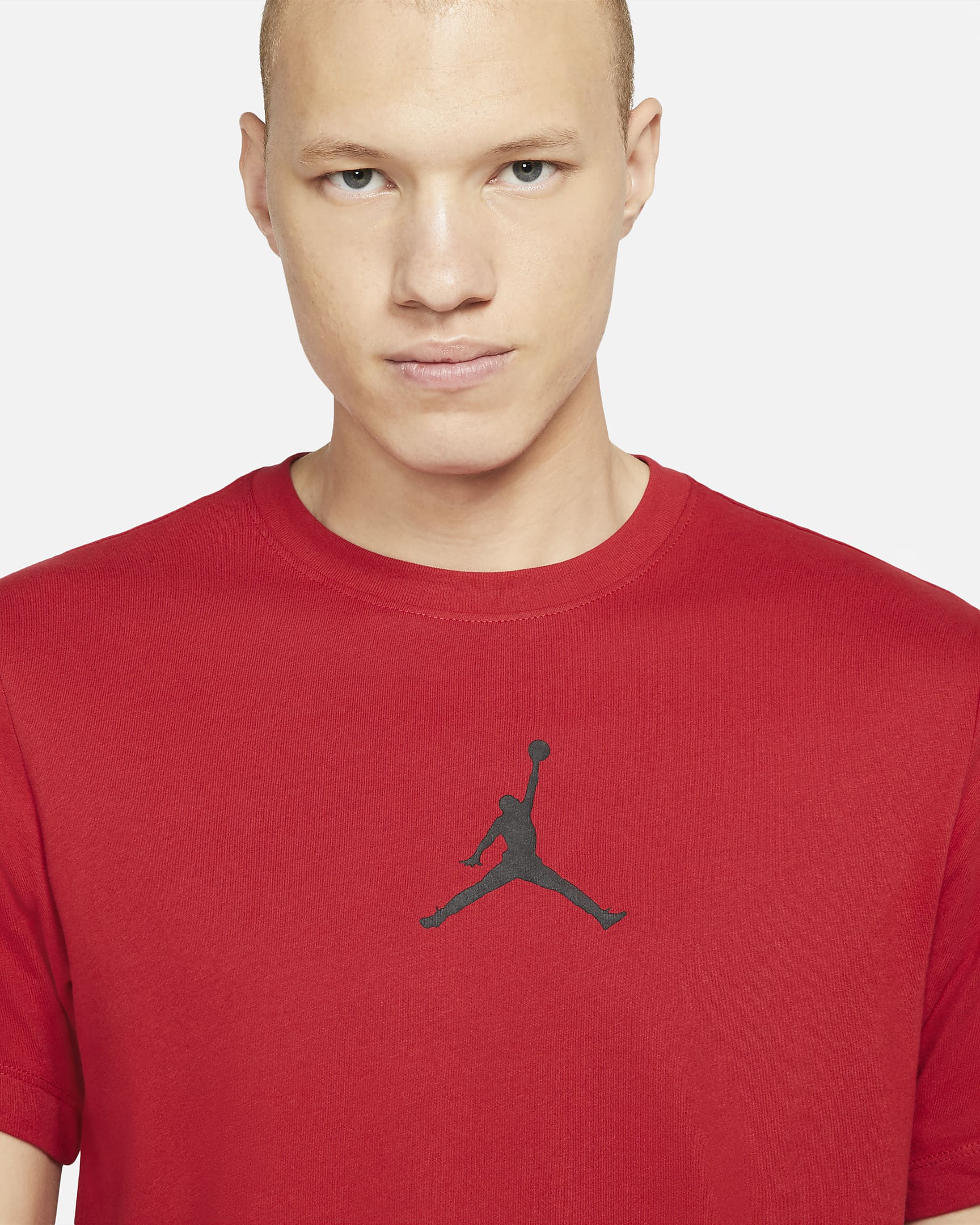 Jordan Jumpman Herren-T-Shirt - Gym Red/Schwarz