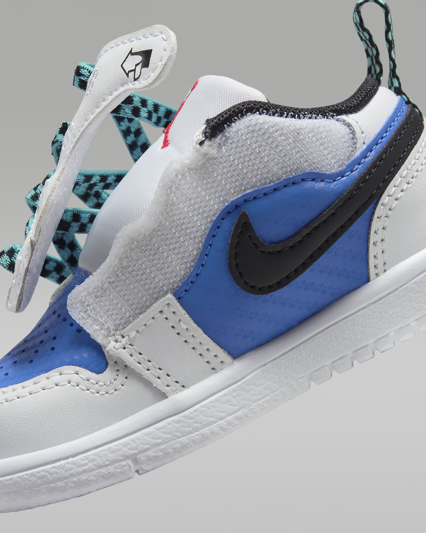 Jordan 1 Low Alt SE Baby/Toddler Shoes - White/Hyper Royal/Hyper Jade/Black