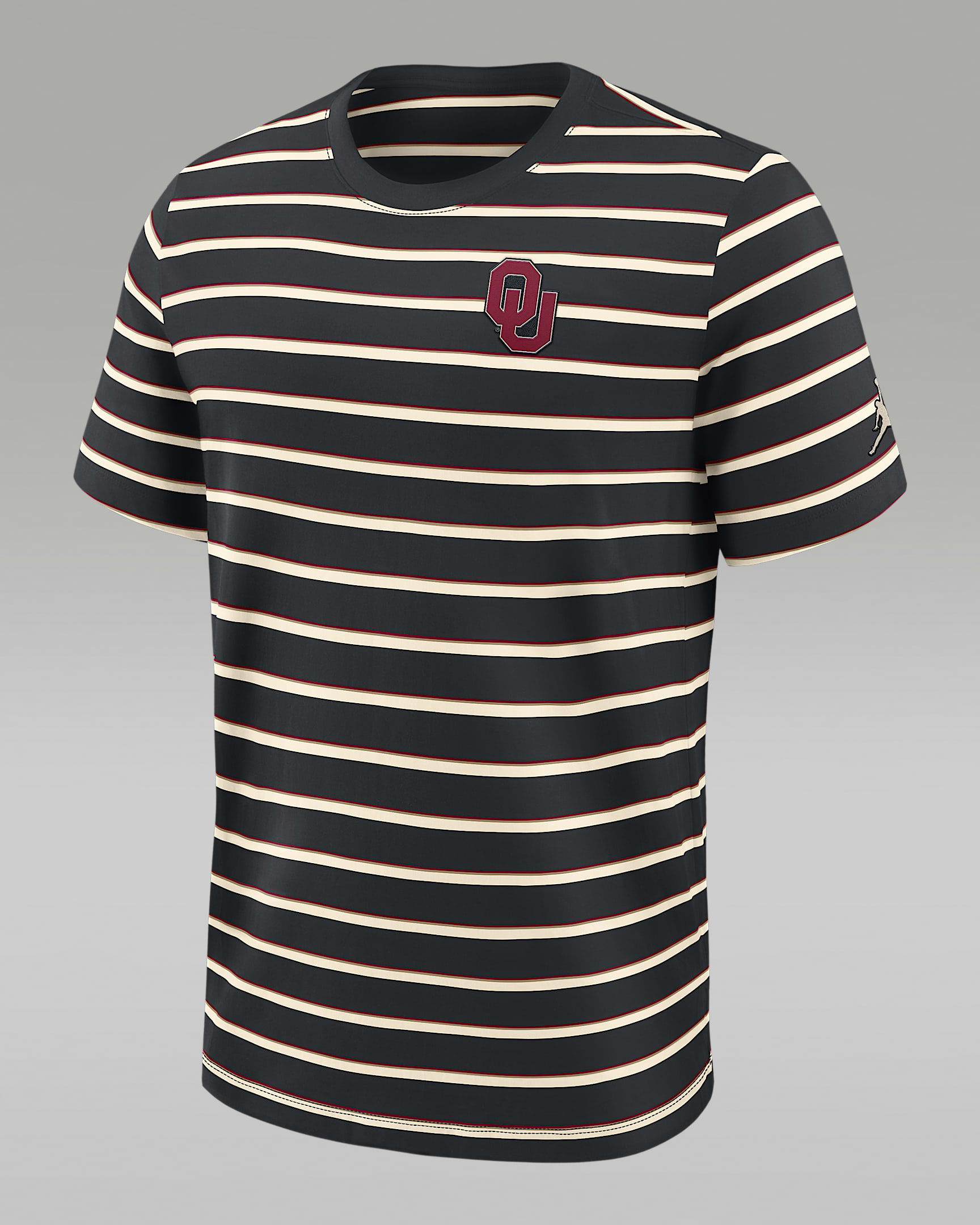 Oklahoma Athletic Prep Legacy Summit Stripe Men's Jordan Brand College T-Shirt - Black