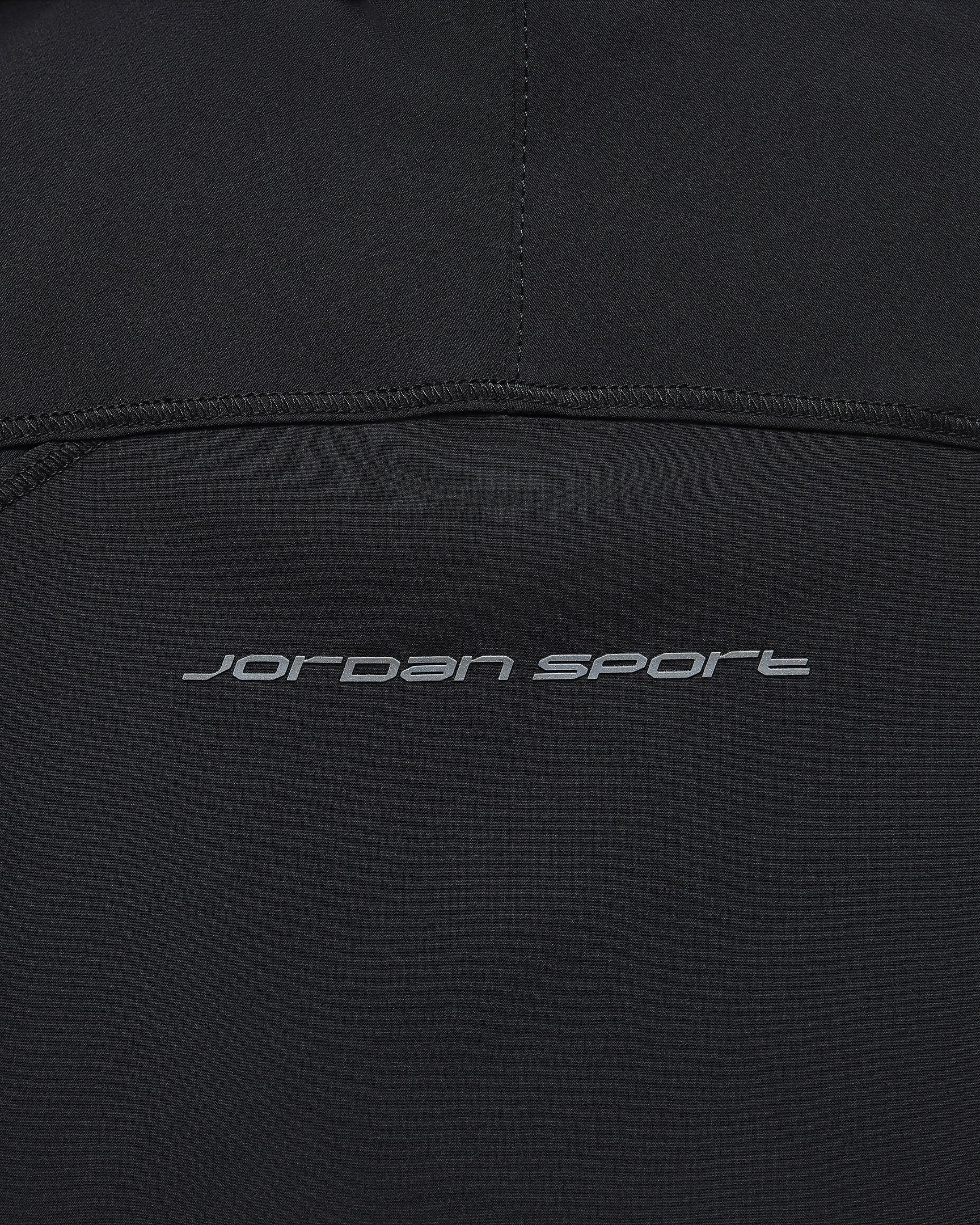 Jordan Sport Dri-FIT vevd jakke til dame - Svart/Off Noir