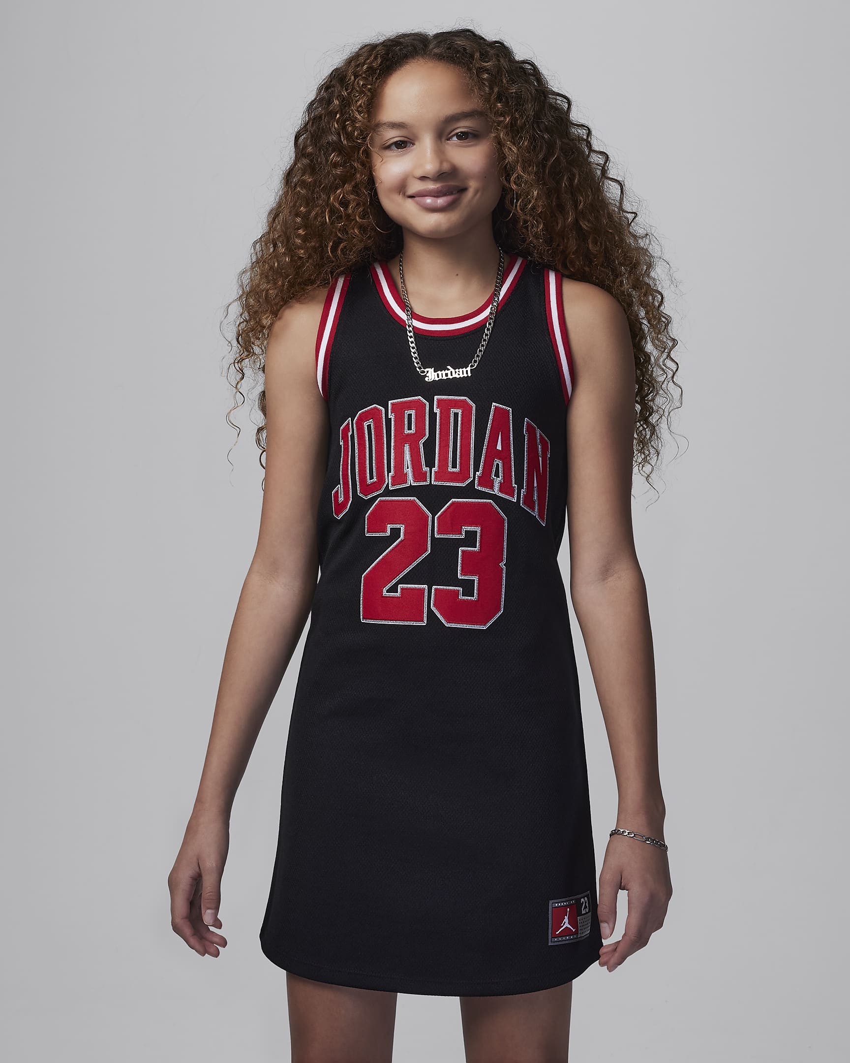 Jordan 23 Jersey Kleid für ältere Kinder - Schwarz