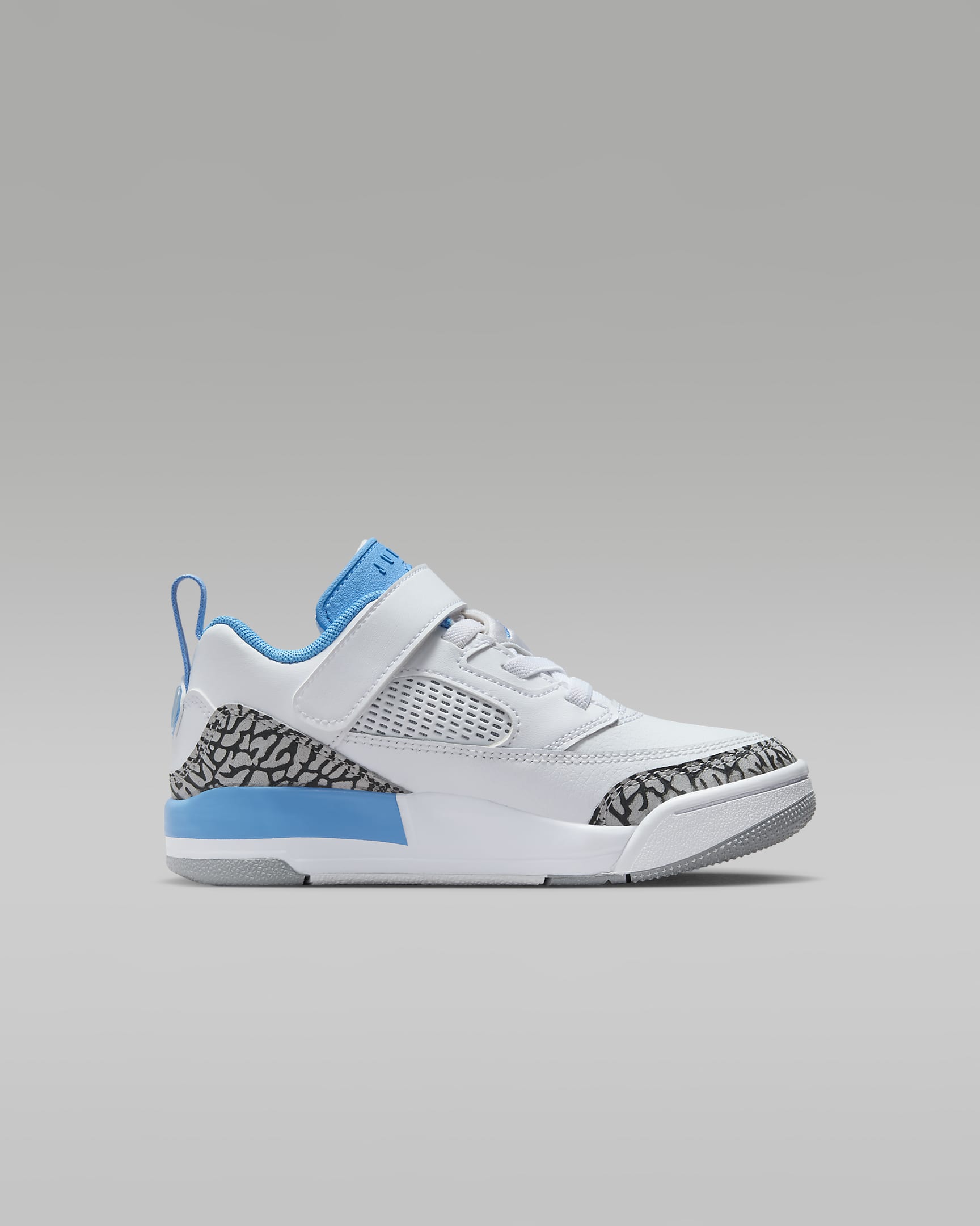 Jordan Spizike Low Younger Kids' Shoes - White/Wolf Grey/Anthracite/University Blue