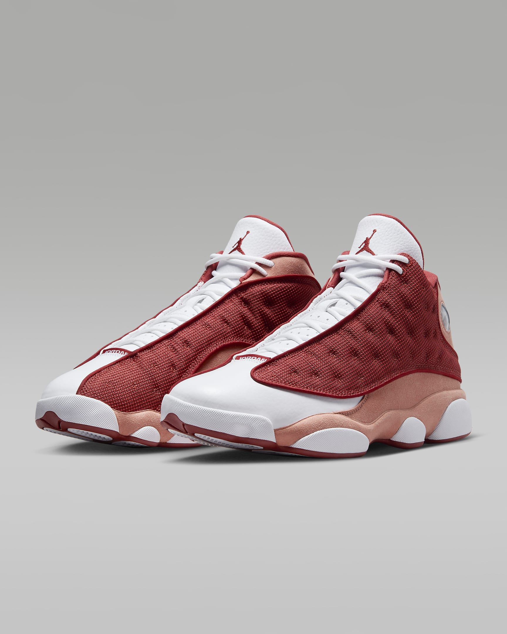 Air Jordan 13 Retro «Dune Red» sko til herre - Dune Red/Terra Blush/Hvit/Dune Red