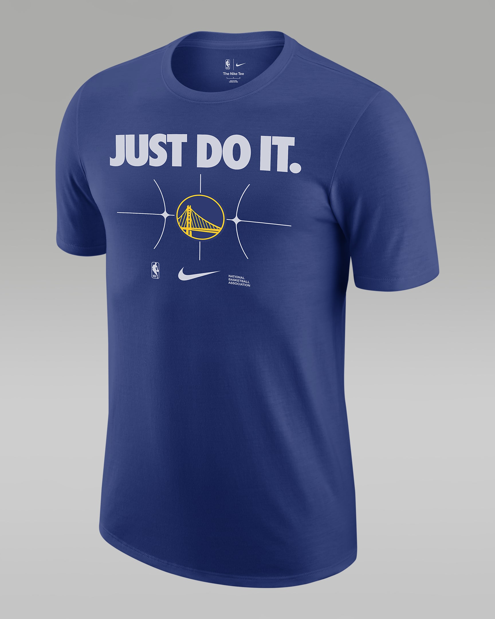 Golden State Warriors Essential Men's Nike NBA T-Shirt - Rush Blue