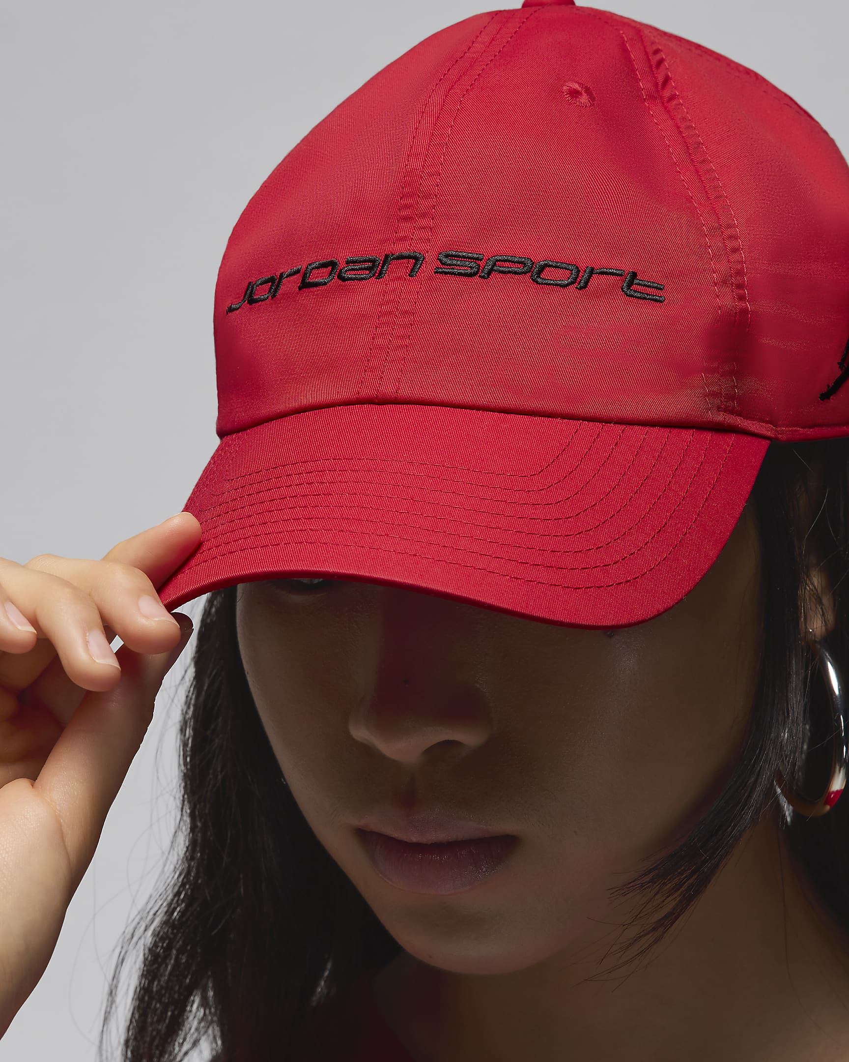 Jordan Club Unstructured Hat - Gym Red/Black