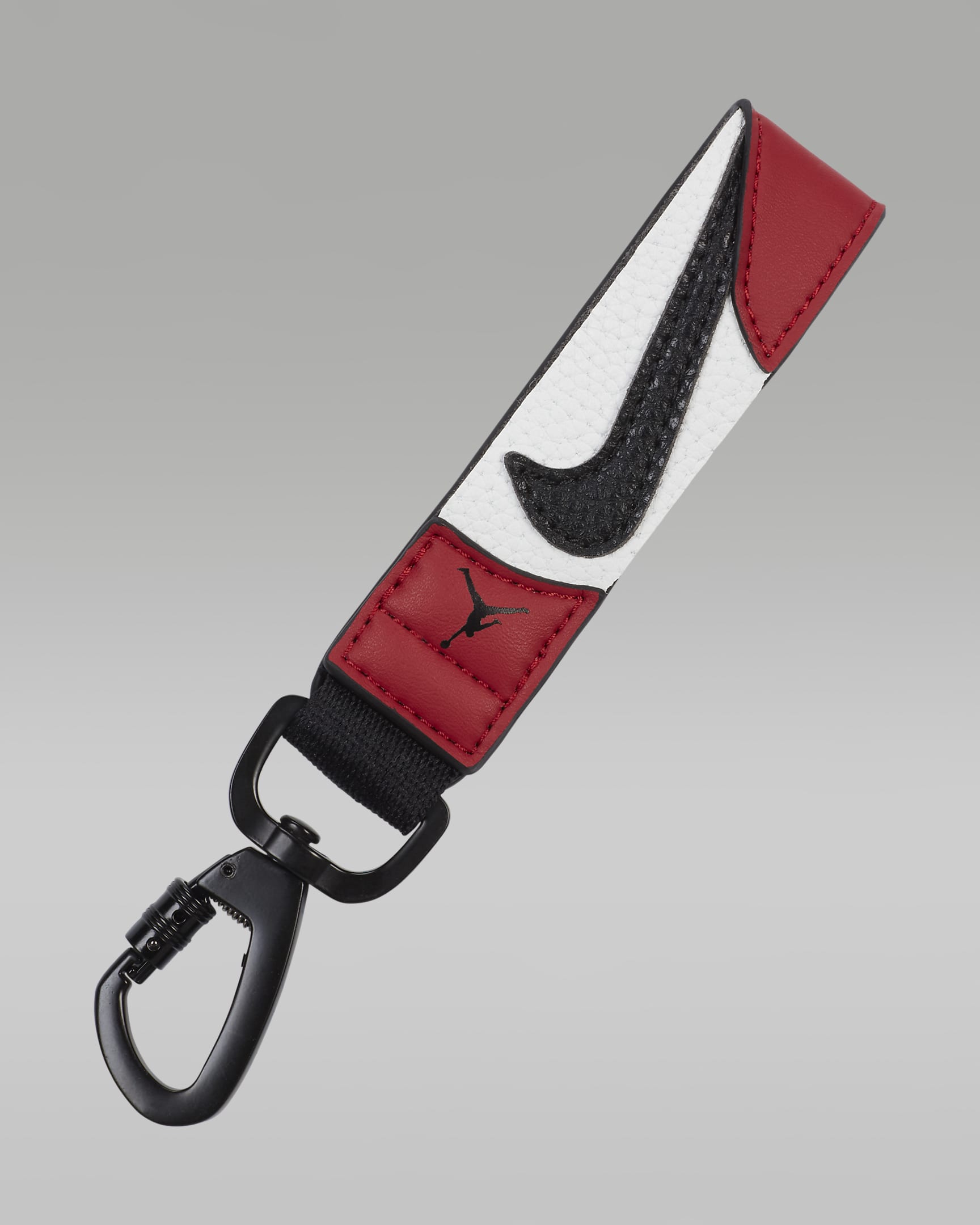 Jordan Trophy Key Holder Wrist Lanyard - Gym Red/White/Black