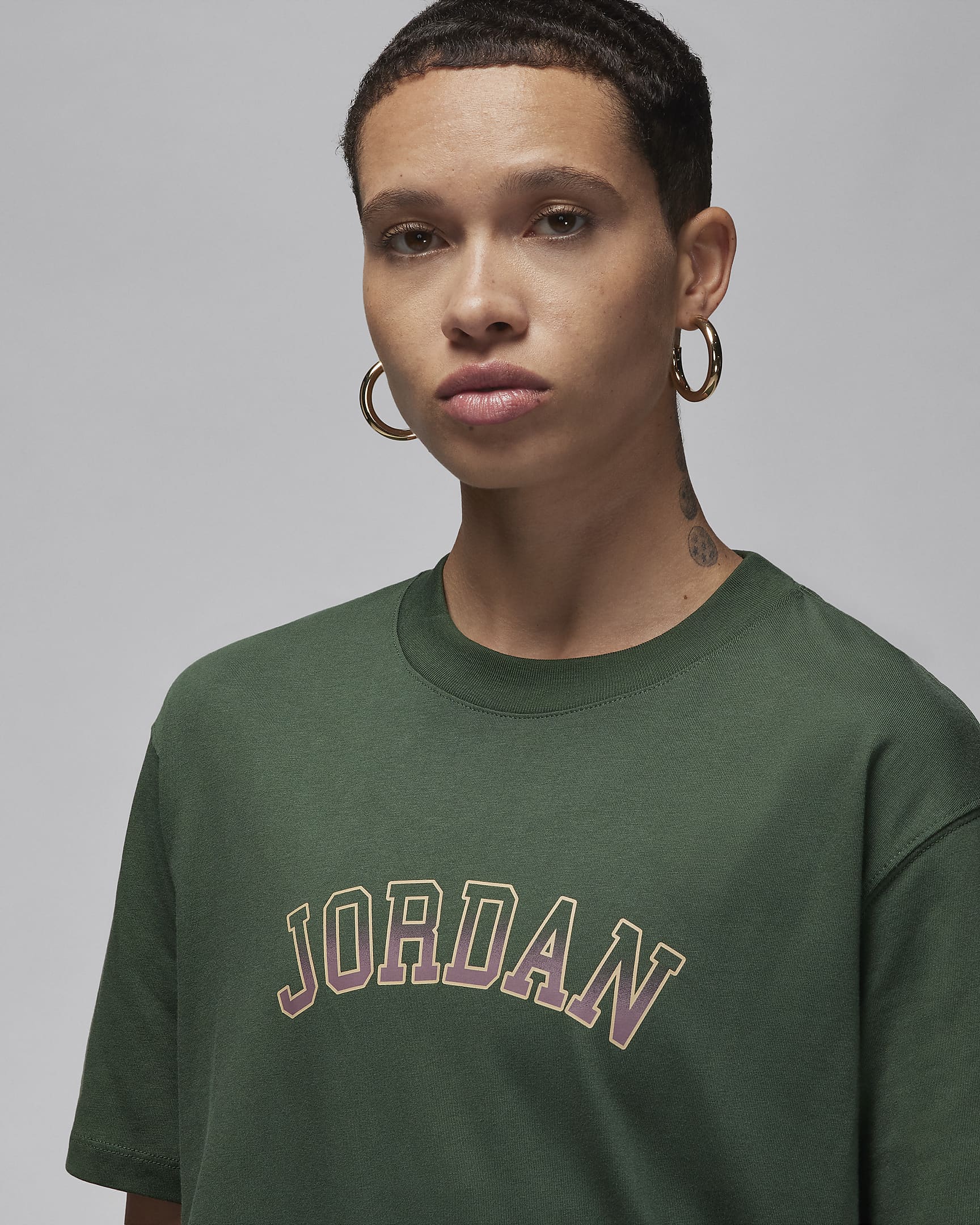 Jordan Women's Graphic T-Shirt - Galactic Jade/Sky J Mauve