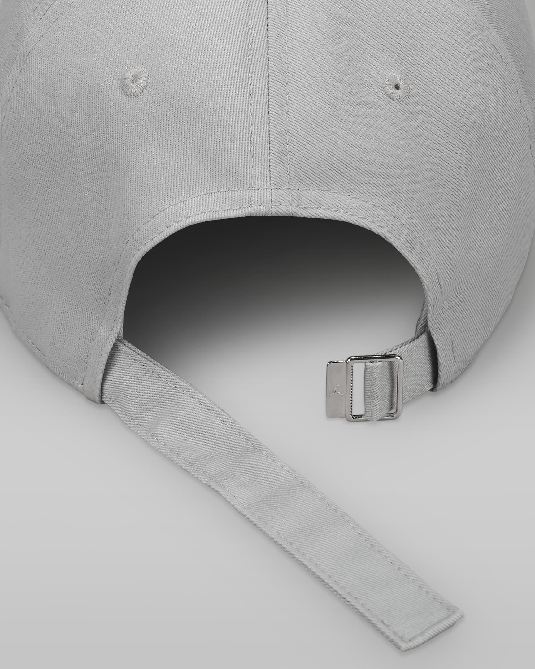 Jordan Club Unstructured Curved-Bill Hat - Light Smoke Grey/White