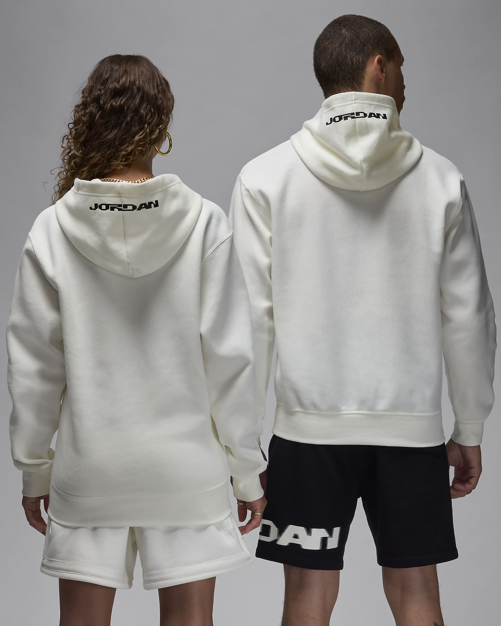 Jordan MVP fleecehoodie voor heren - Sail/Zwart/Sail