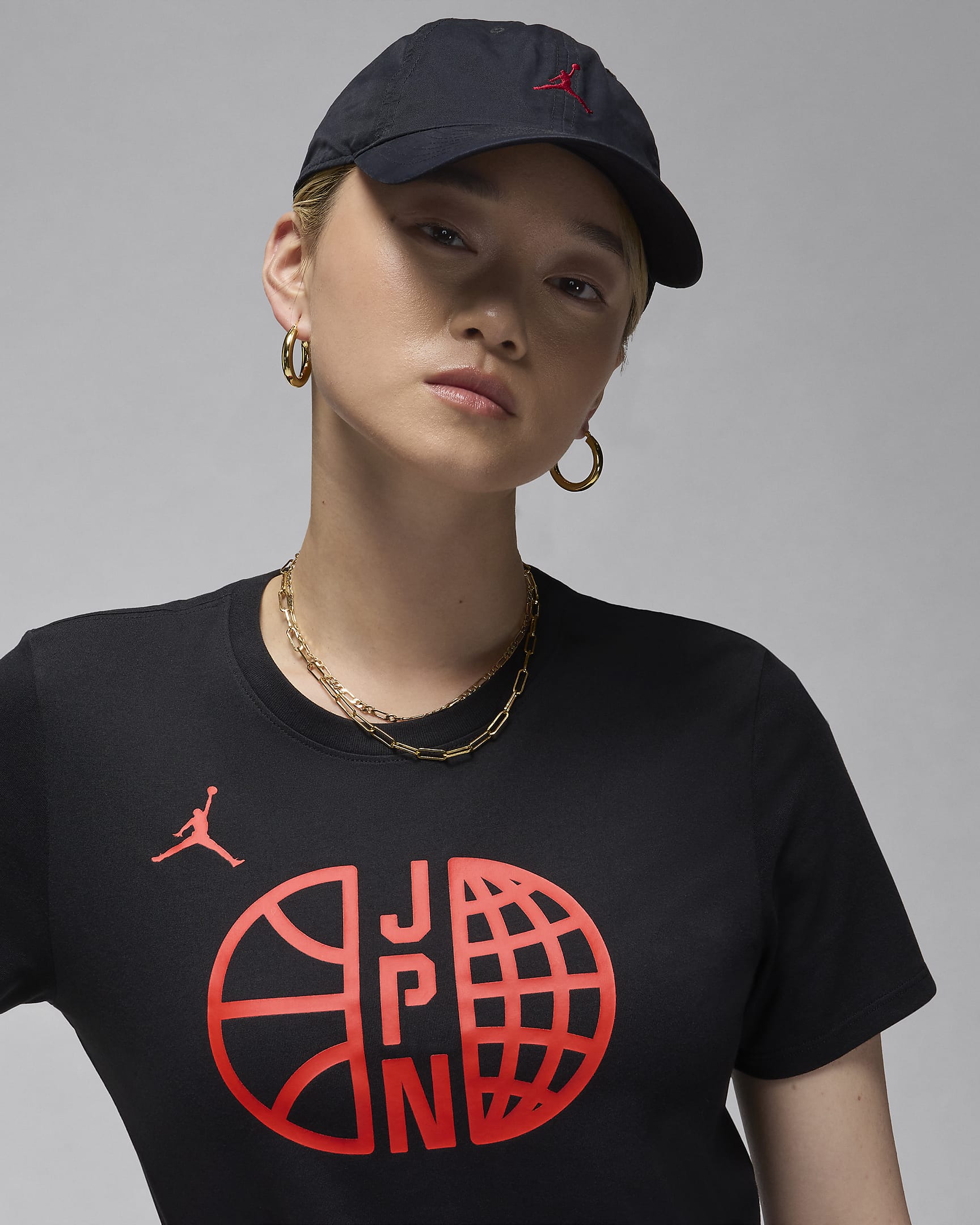 Japan Women's Jordan Dri-FIT Basketball Practice T-Shirt - Black