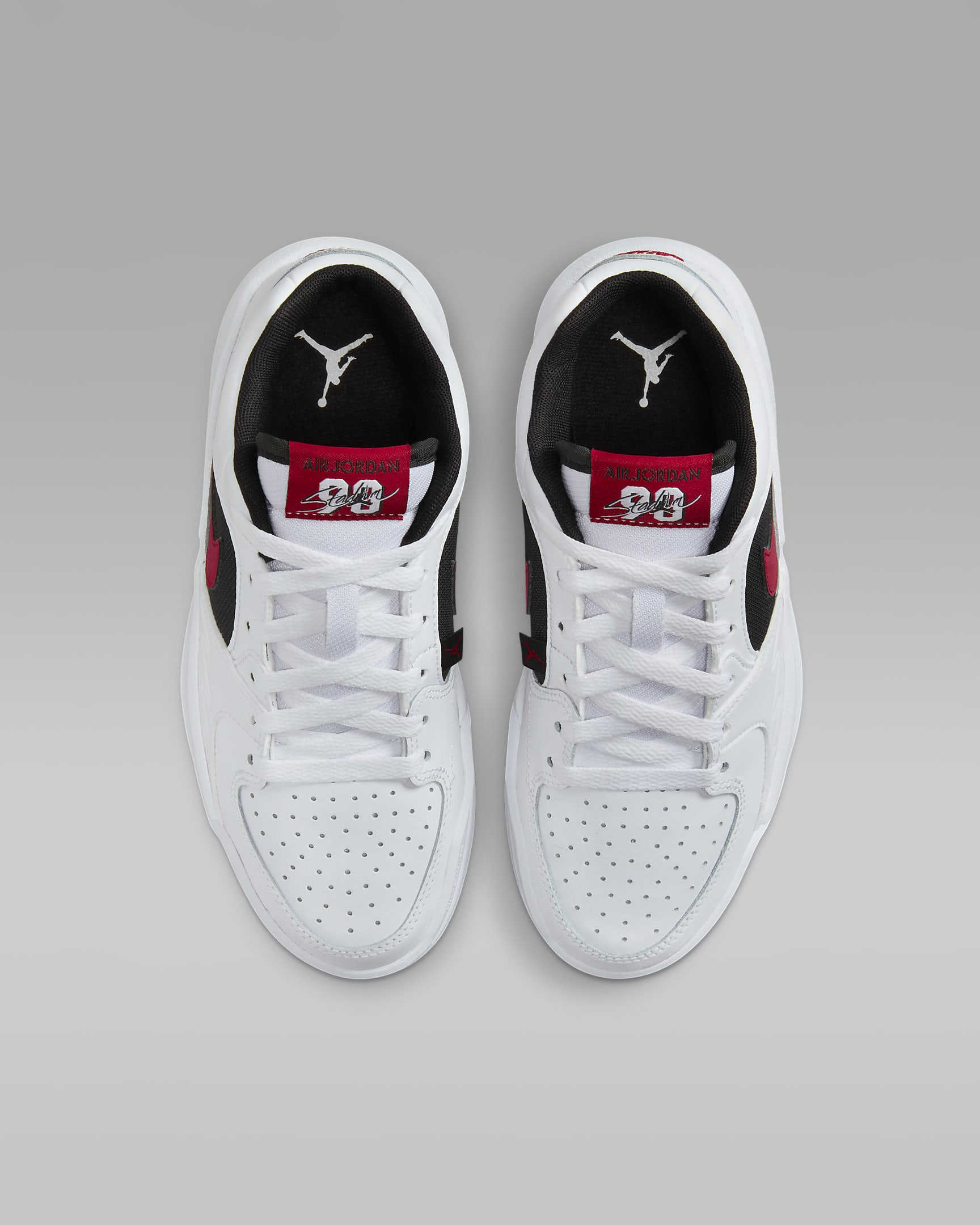 Jordan Stadium 90 Older Kids' Shoes - White/Black/Gym Red