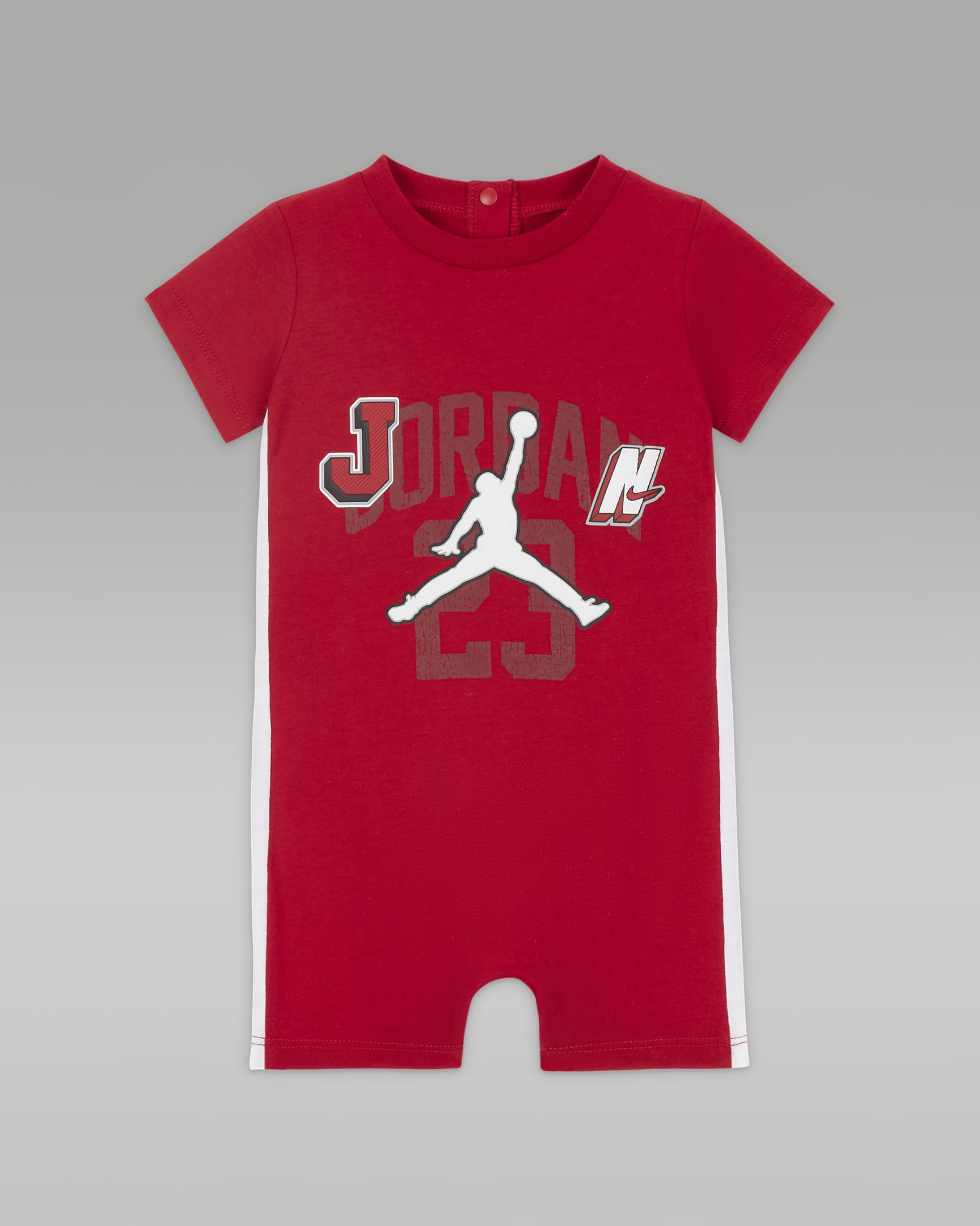 Jordan Gym 23 Knit Romper Romper für Babys (3–6 M) - Gym Red