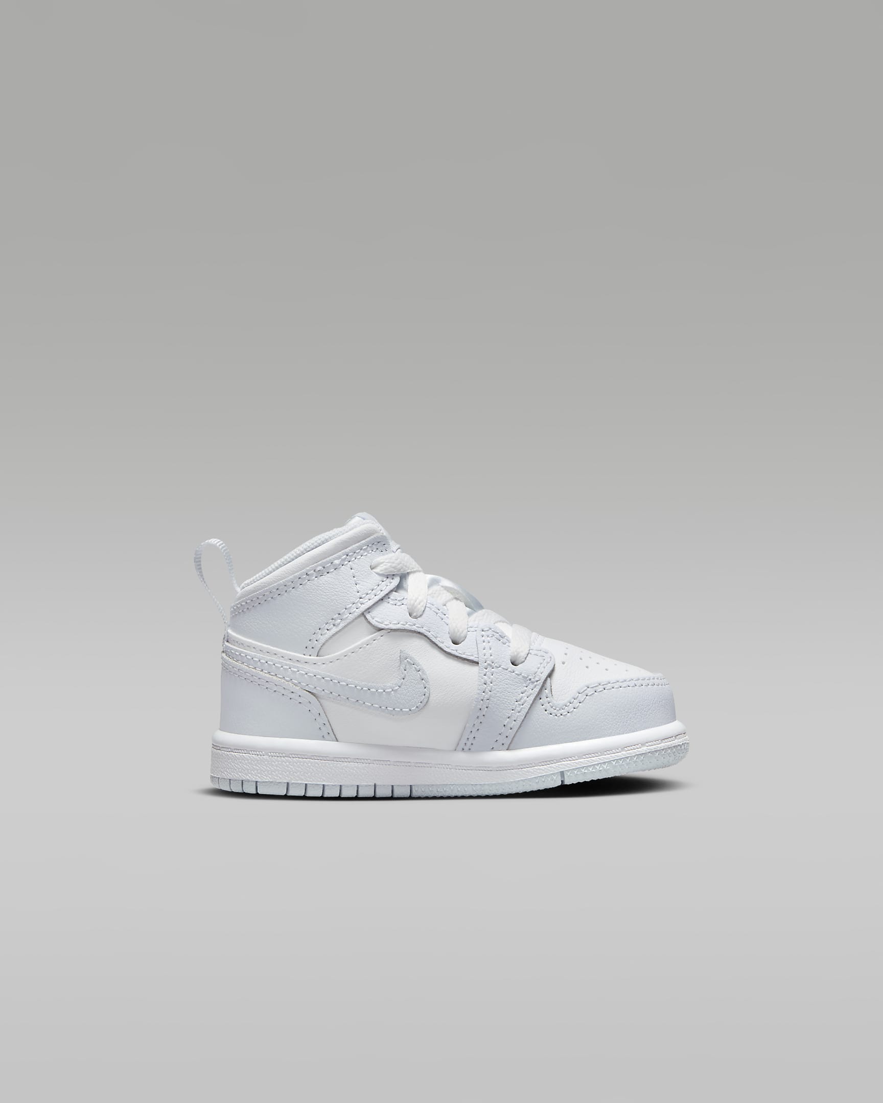 Jordan 1 Mid Baby/Toddler Shoes - Cobalt Bliss/Neutral Grey/White