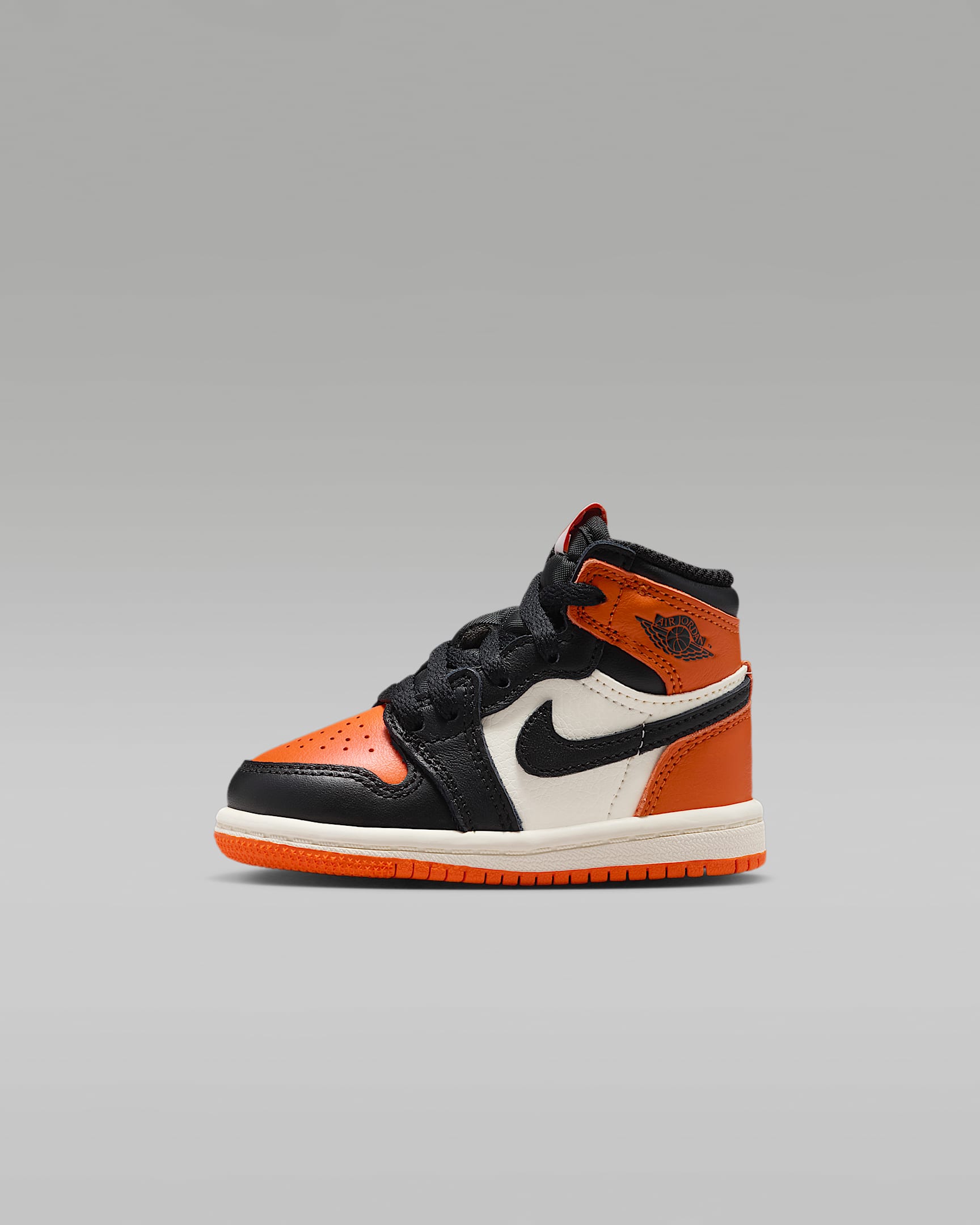 Jordan 1 Retro High OG Baby/Toddler Shoes - Black/Sail/Starfish/Black